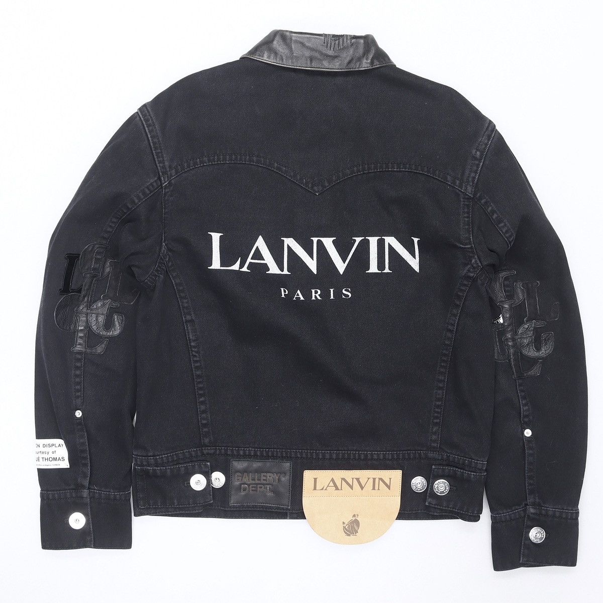 Lanvin Gallery Dept x Lanvin Denim jacket black | Grailed