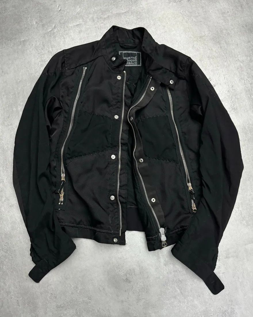Marithe + Francois Girbaud × Vintage Marithe + François Girbaud Ultimate Zippers Black Jacket Size US XS / EU 42 / 0 - 2 Thumbnail