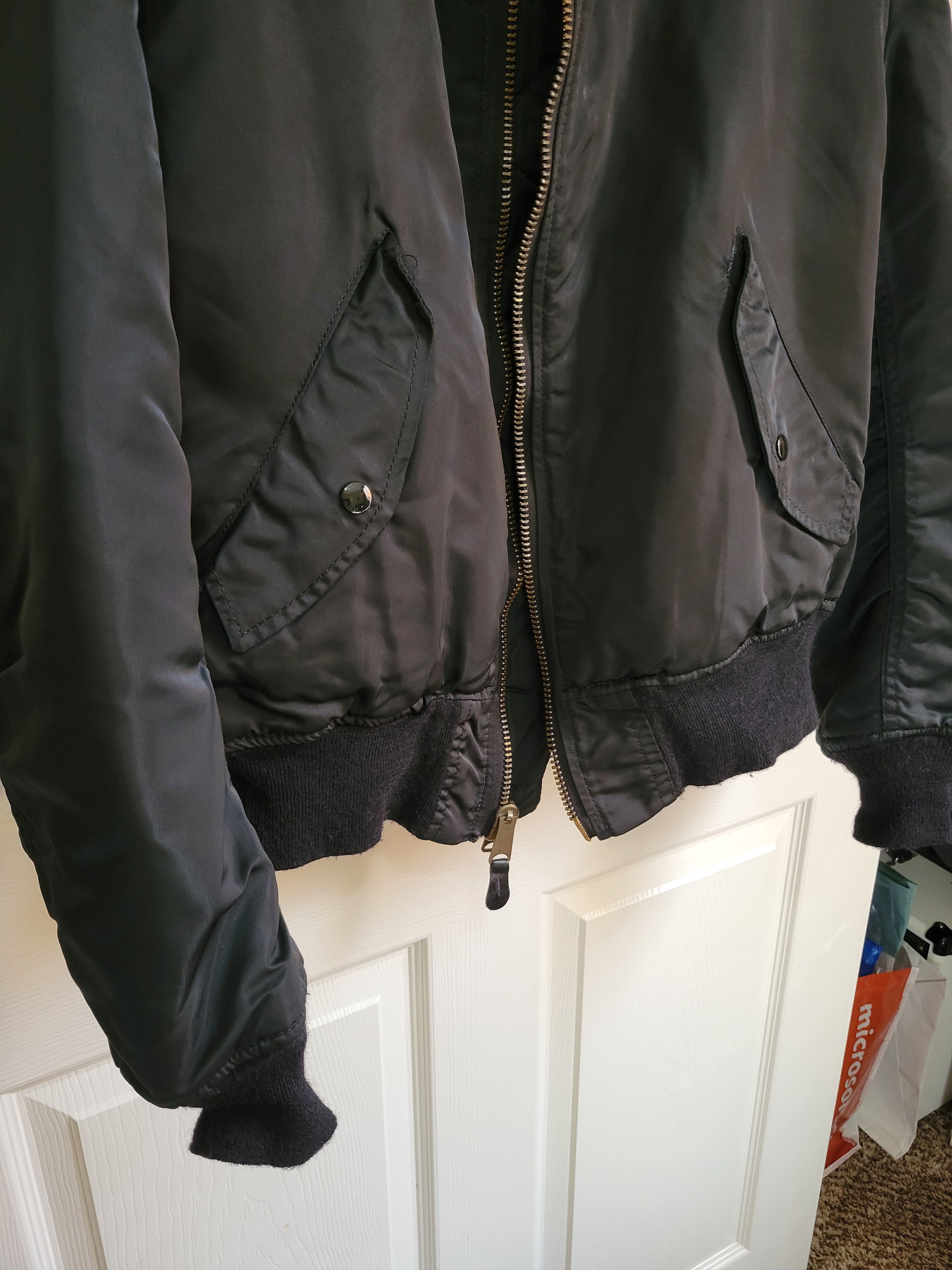 Vintage Vintage 90s Alpha Industries Bomber Made in USA Size US M / EU 48-50 / 2 - 3 Thumbnail