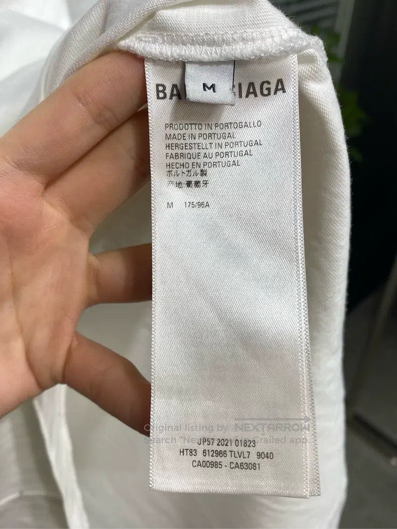 Balenciaga Balenciaga Short-sleeve T-shirt with Paris letter print lo Size US M / EU 48-50 / 2 - 5 Thumbnail