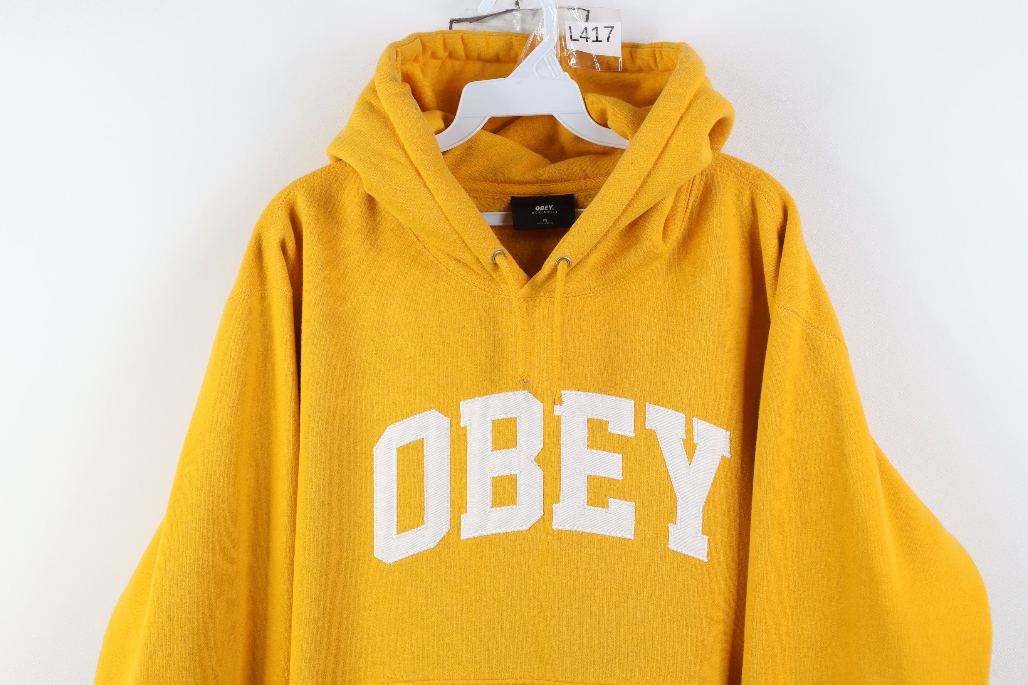 Obey Vintage Obey Propaganda Spell Out Heavyweight Hoodie Size US M / EU 48-50 / 2 - 2 Thumbnail