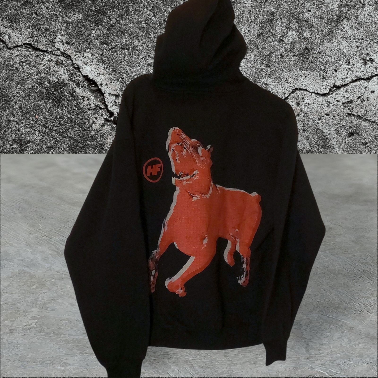 Homme + Femme La •NEW• Homme+Femme LA • Doberman Triplets Black Hoodie • MED Size US M / EU 48-50 / 2 - 2 Thumbnail