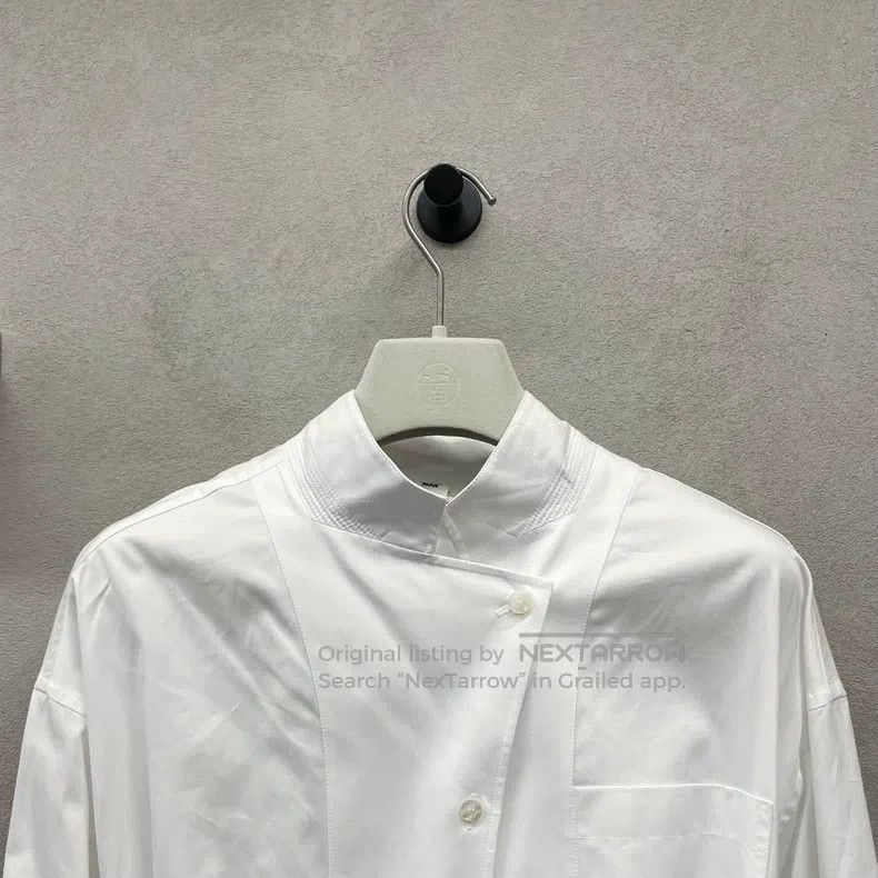 Hermes Hermes White stand collar shirt Size XS / US 0-2 / IT 36-38 - 5 Thumbnail