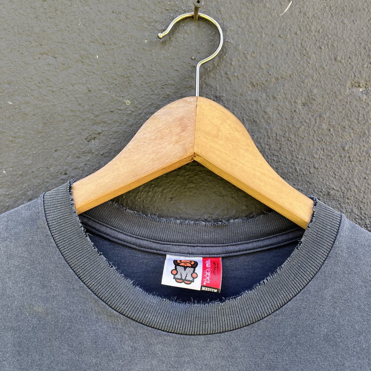 Bape Faded Distressed A Bathing Ape Baby Milo Erd Grunge Tee Size US M / EU 48-50 / 2 - 11 Thumbnail