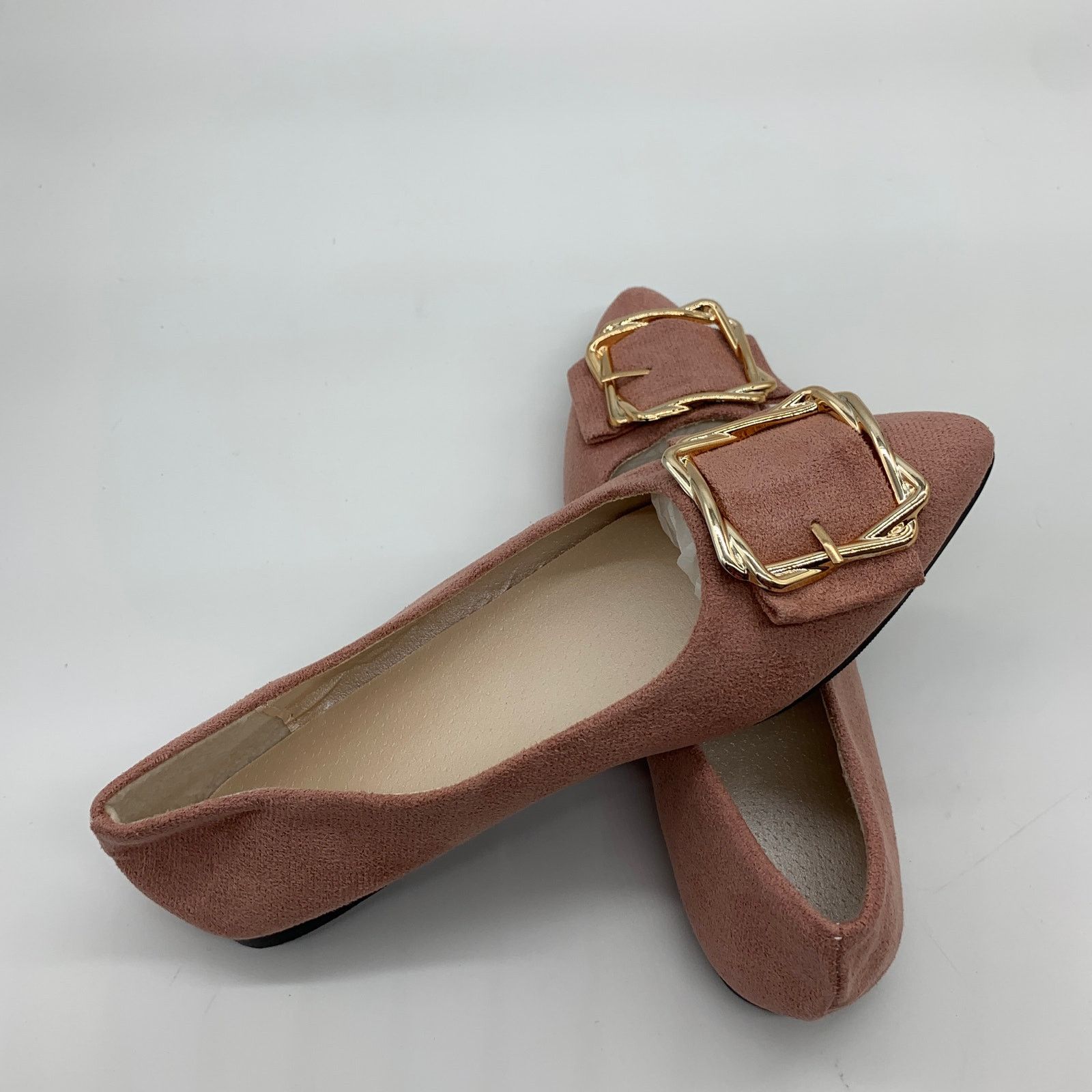 Other Women's Shoes Pink Slip On Size 7 Loafers Faux Suede Size US 7 / IT 37 - 7 Thumbnail