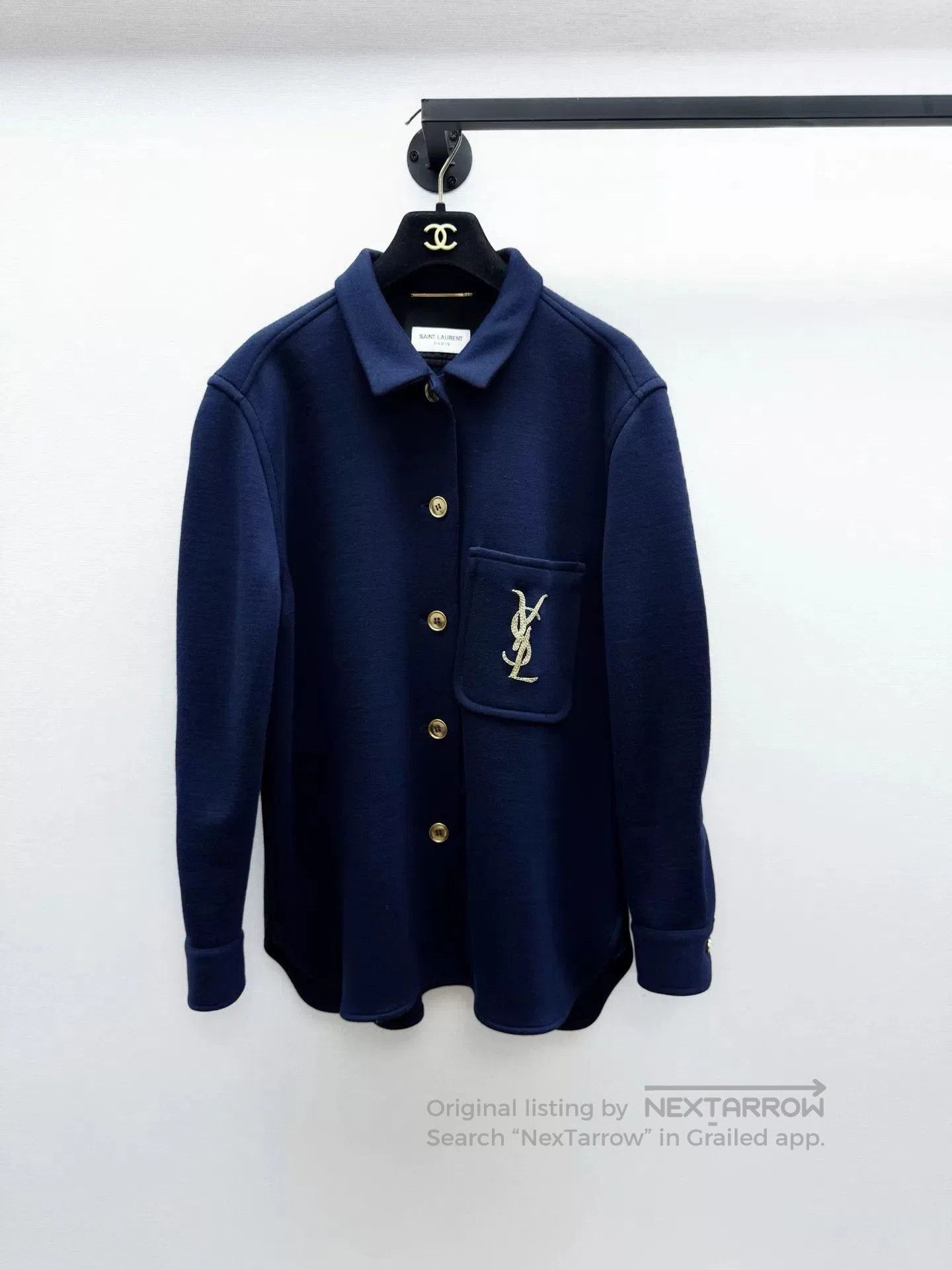 Saint Laurent Paris Saint Laurent Embroidered Jacket. Size US M / EU 48-50 / 2 - 1 Thumbnail