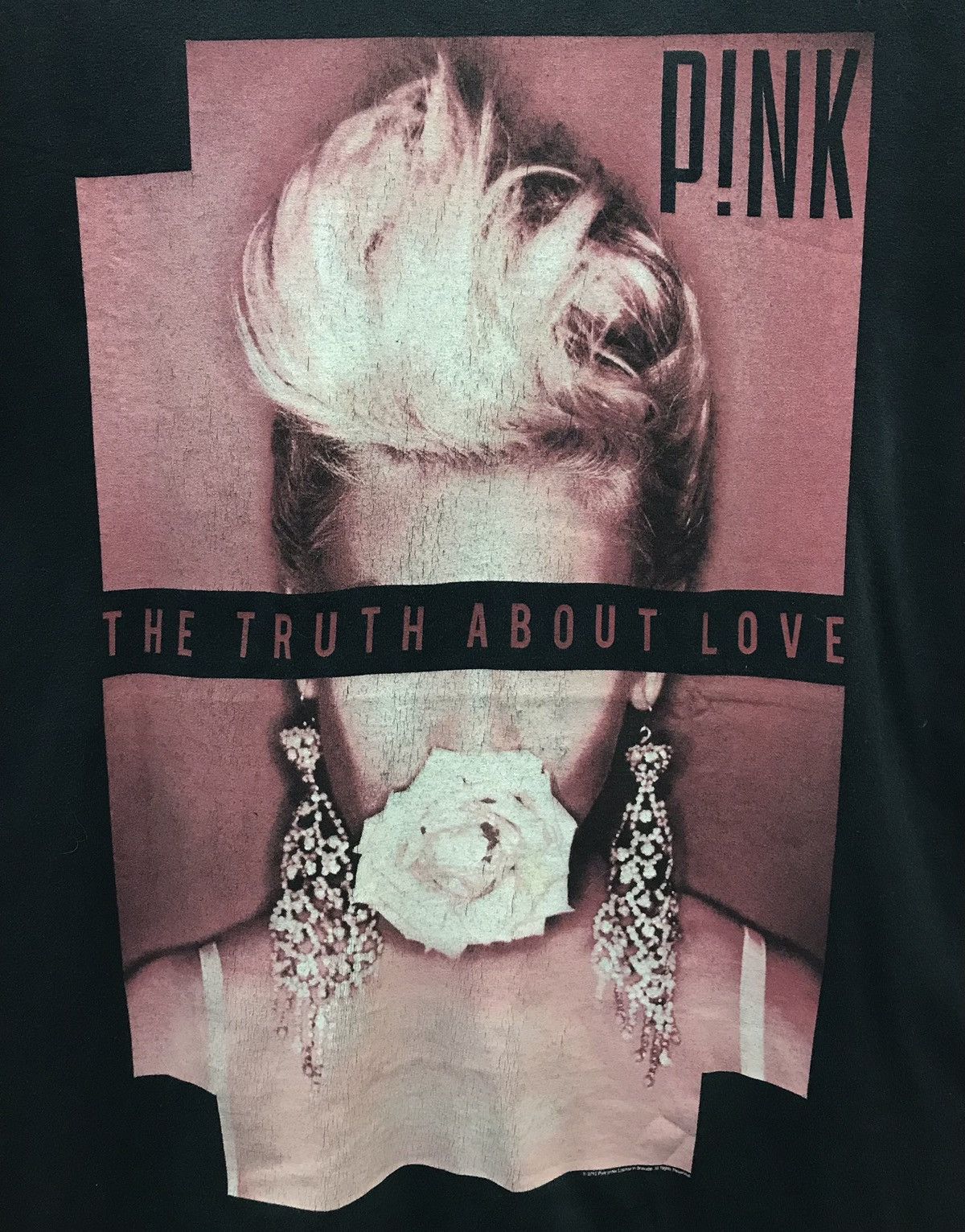 Gildan × Pink × Vintage Vintage P!NK The Truth About Love Shirt Size US L / EU 52-54 / 3 - 3 Thumbnail
