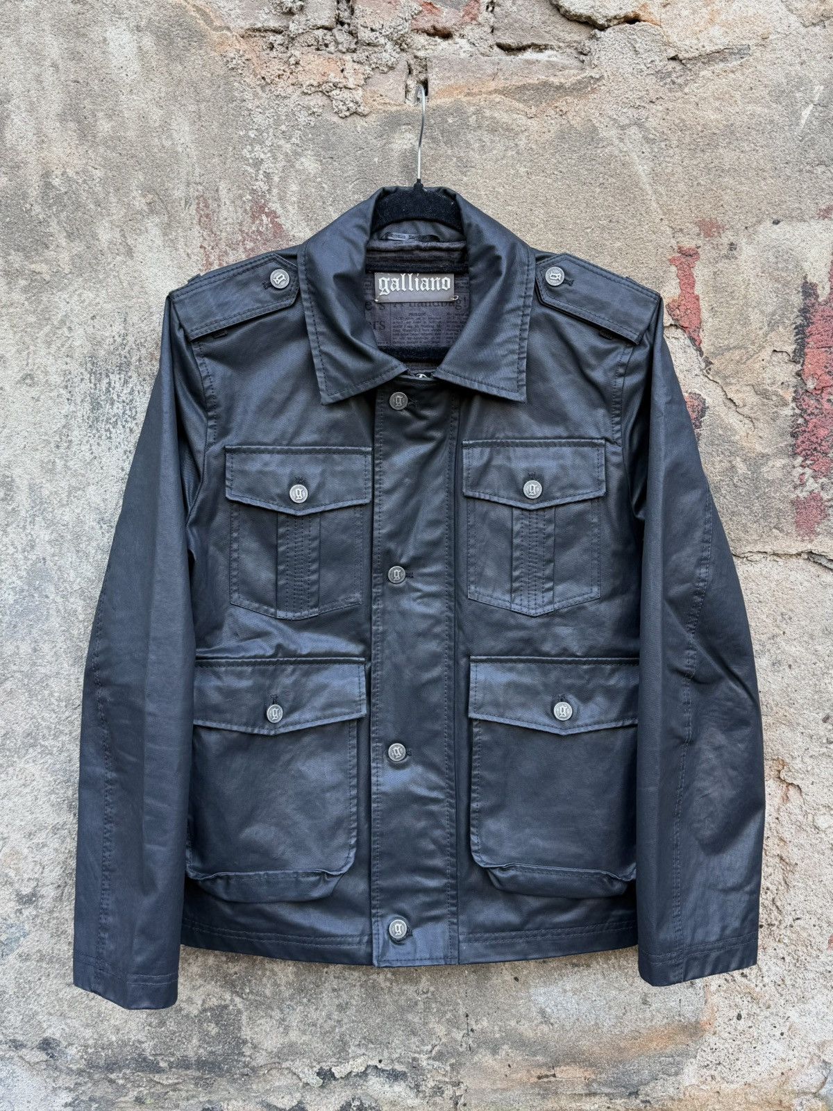 John Galliano Galliano Heavy Waxed Cotton M-65 Field Jacket FW10 Size US S / EU 44-46 / 1 - 2 Thumbnail