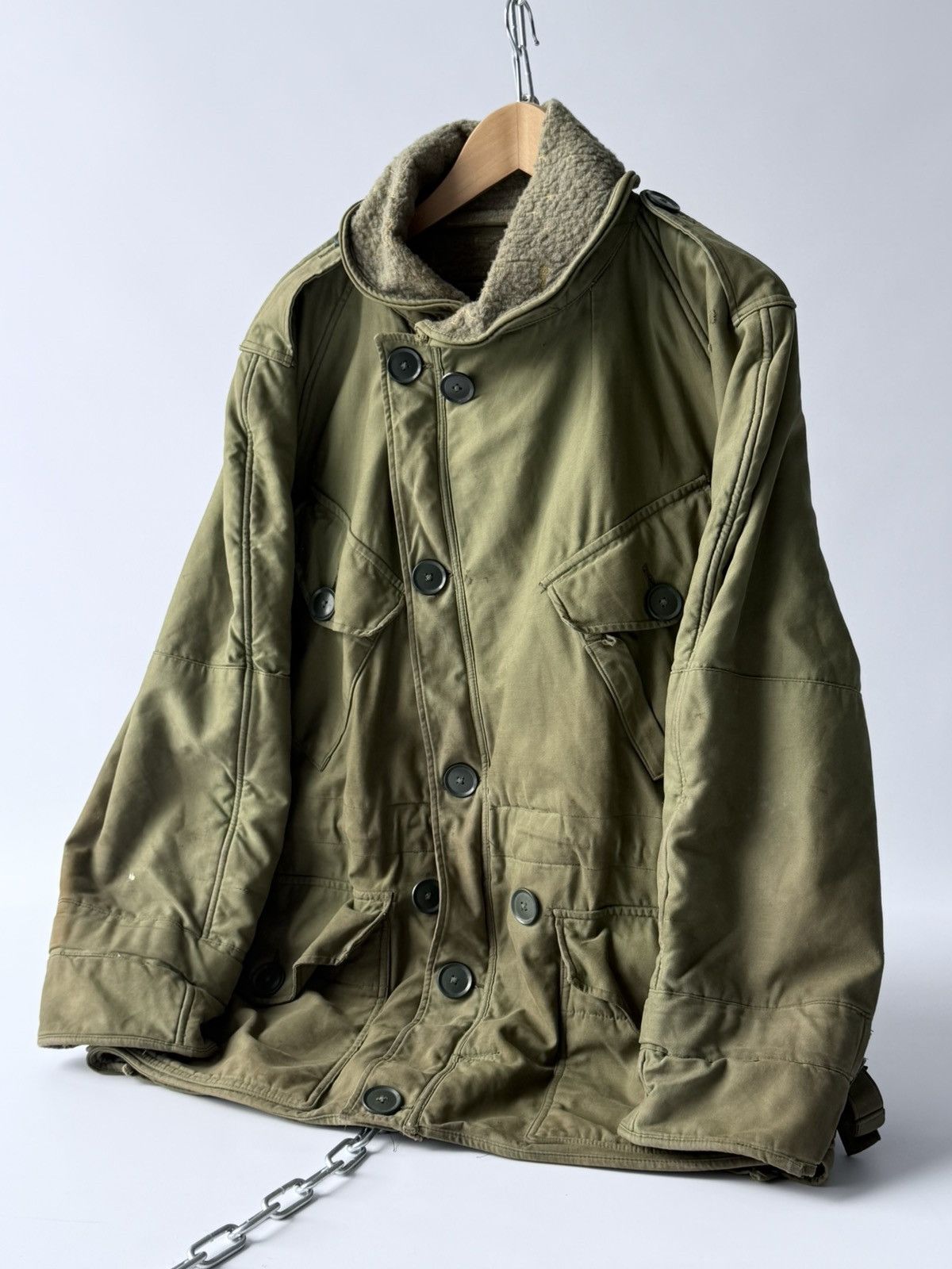 Vintage Vintage 1950s British Army Military Middle Parka Jacket Size US L / EU 52-54 / 3 - 2 Thumbnail