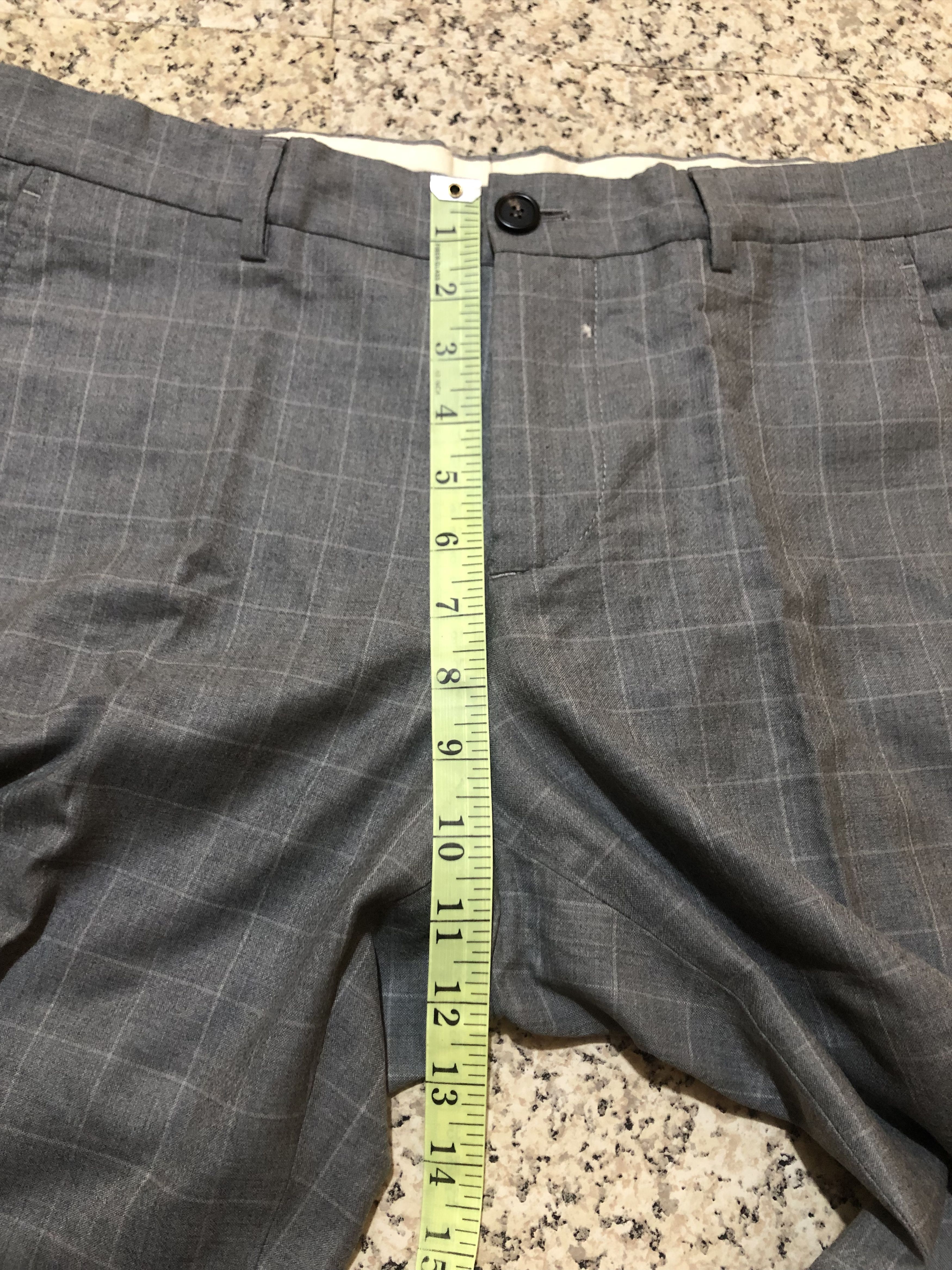 Brunello Cucinelli Brunello Cucinelli Windowpane Plaid Virgin Wool Trousers Size US 35 - 20 Thumbnail