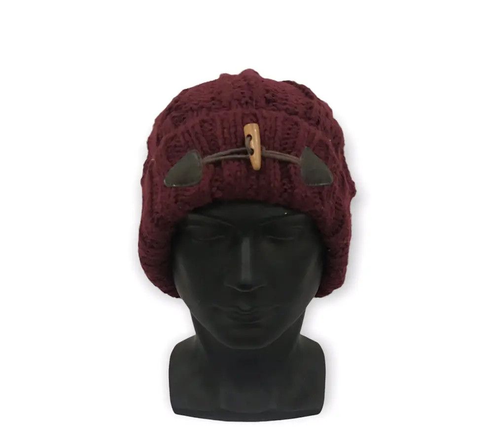 Japanese Brand Japanese Brand Plain Beanie Hat Size ONE SIZE - 1 Thumbnail