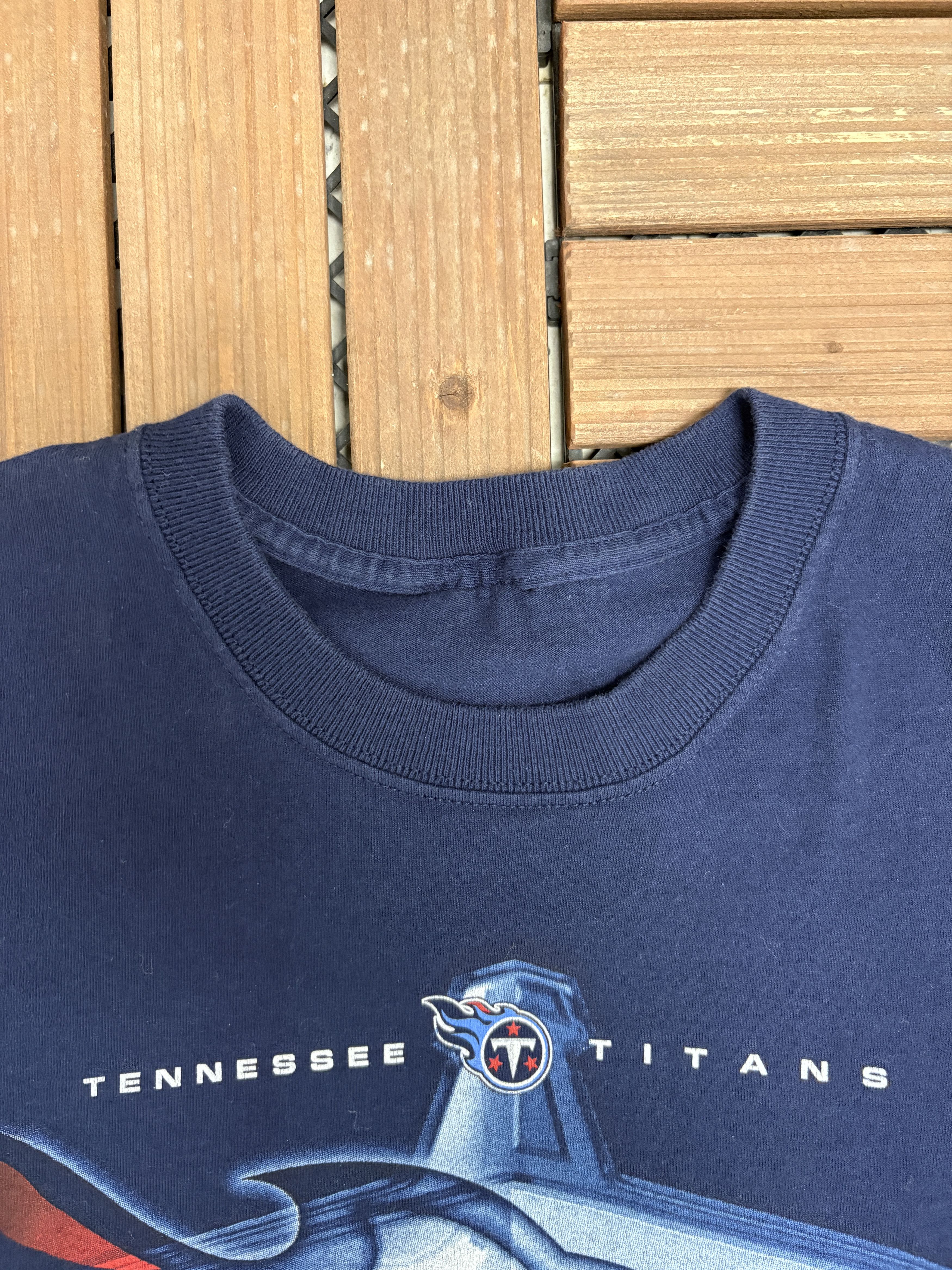 Vintage Tennessee Titans Vintage Blue T-Shirt Tee Size US XL / EU 56 / 4 - 5 Thumbnail