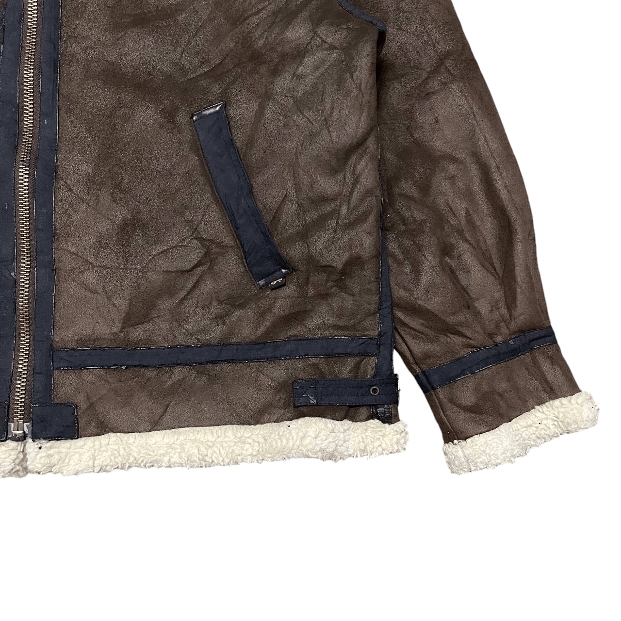 Alpha Industries Vintage Alpha Industries Shearling Jacket Size US XL / EU 56 / 4 - 4 Thumbnail