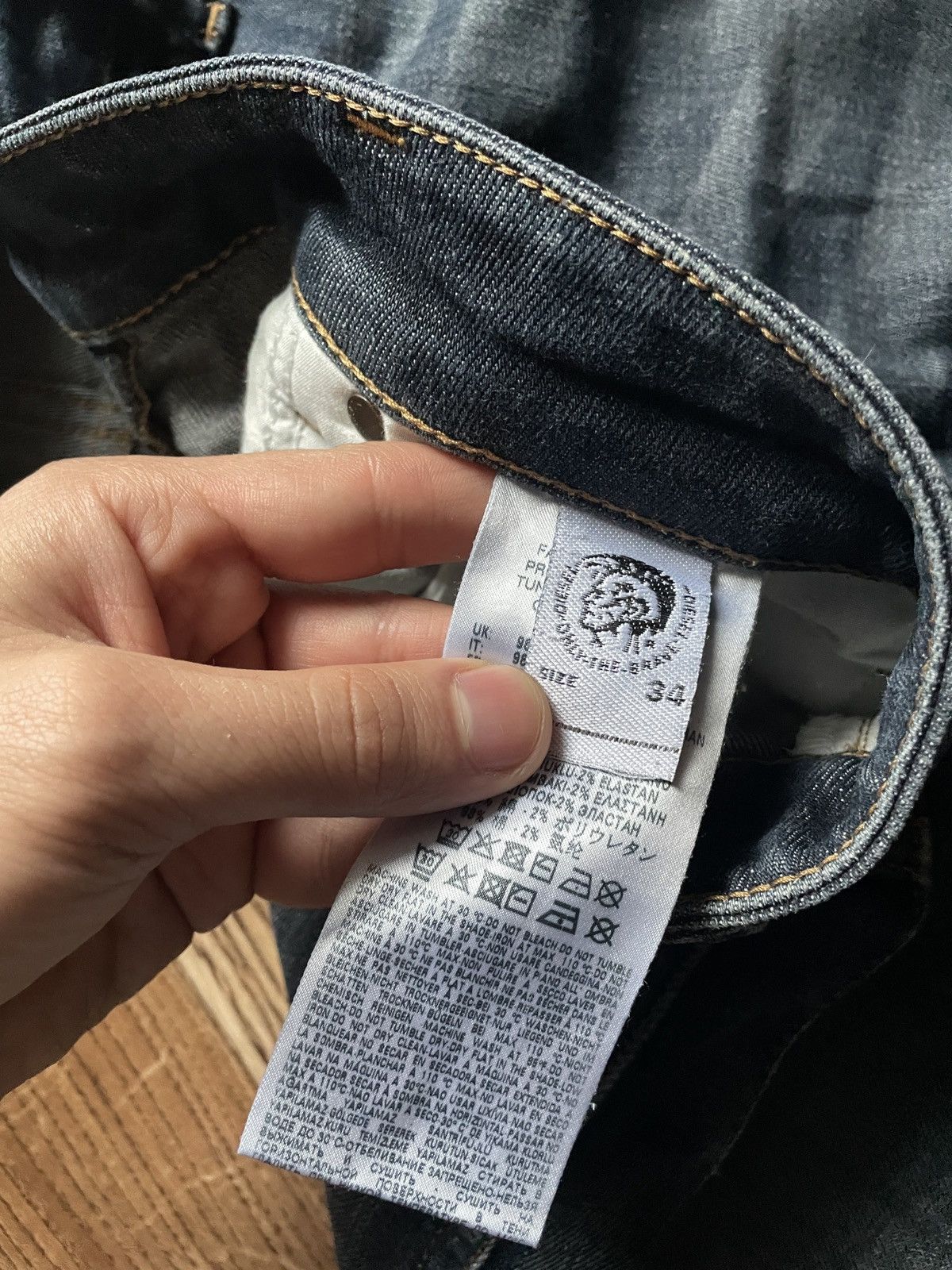 Diesel Diesel Safado Jeans Men Size 34x32 Straight Fit Stretch Size US 34 / EU 50 - 10 Thumbnail