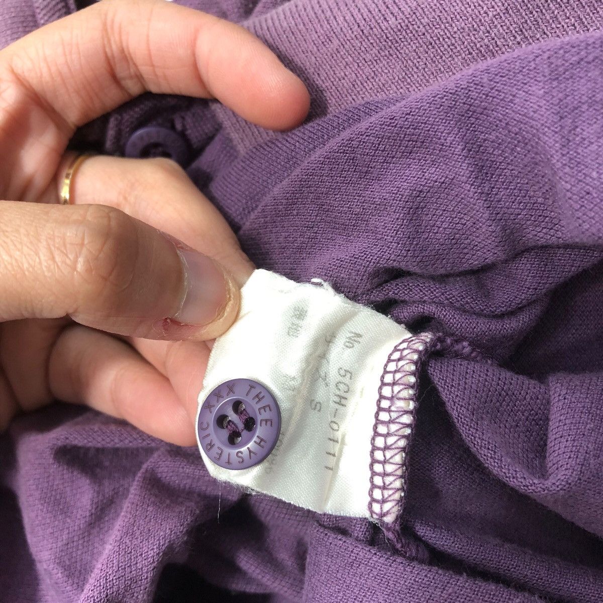 Hysteric Glamour By Nobuhiko Kitamura Thee HYSTERIC GLAMOUR Faded Woman Polo Size S / US 4 / IT 40 - 7 Thumbnail