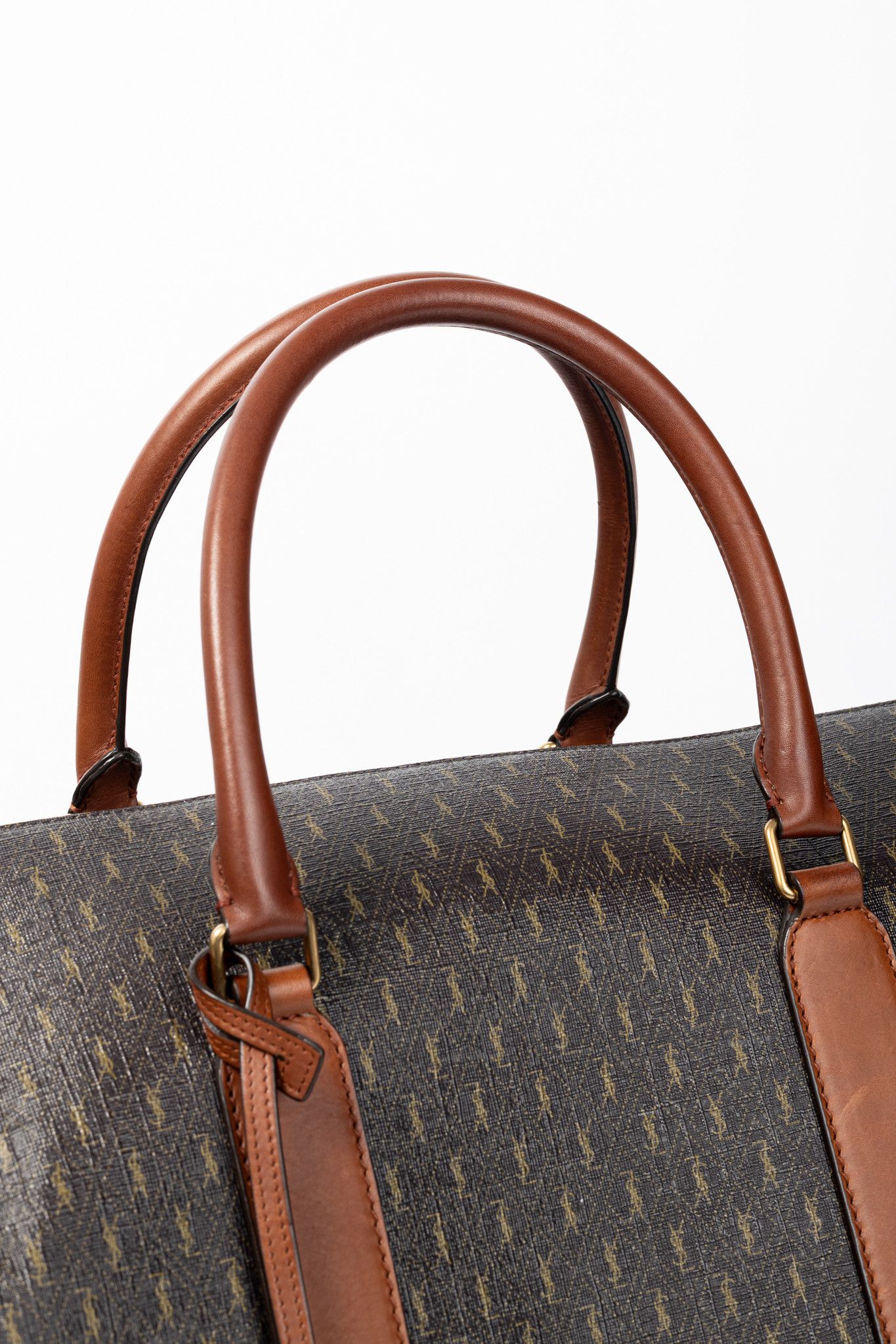 Saint Laurent Paris Saint Laurent Le Monogramme 72H Cassandre Canvas Duffle Size ONE SIZE - 8 Thumbnail
