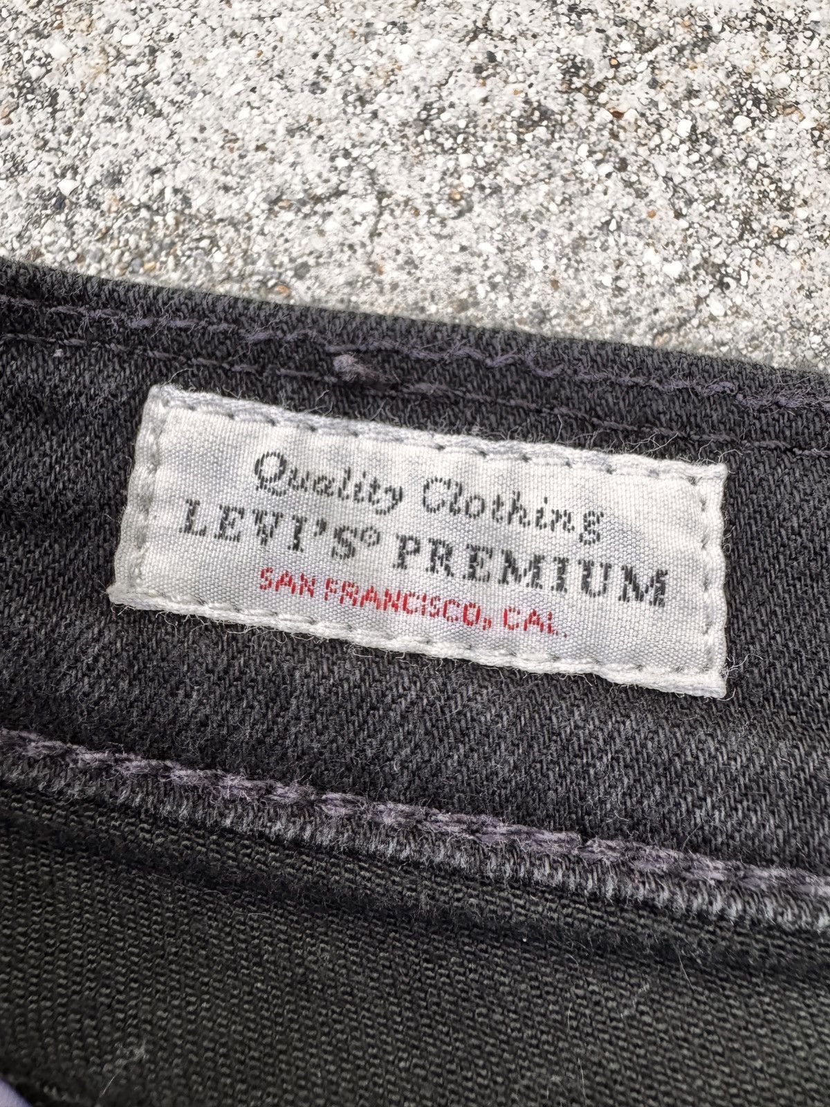 Levi's × Levi's Vintage Clothing × Vintage Levi’s Premium 510 Skinny Fit Black Denim – Sleek & Timeless Size US 29 - 3 Thumbnail
