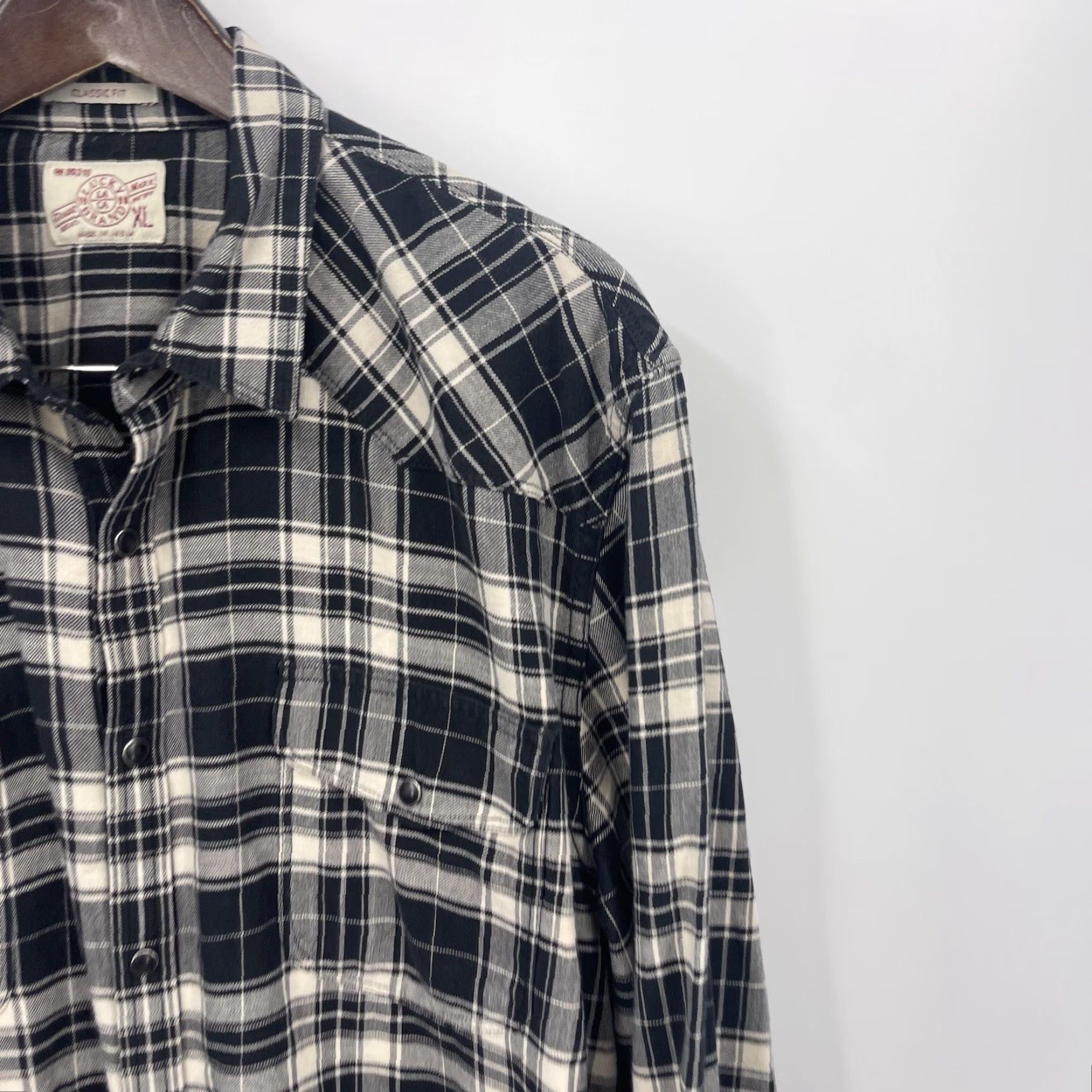 Lucky Brand Lucky Brand Shirt Mens XL Classic Fit Plaid Western Pearl Snap Cowboy READ y2k Size US XL / EU 56 / 4 - 3 Thumbnail