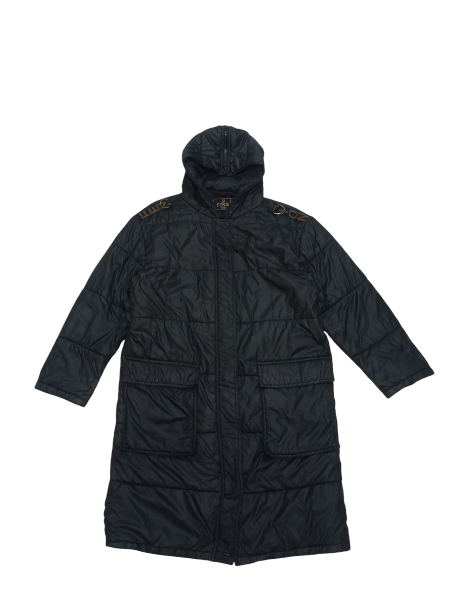 Fendi Rare Vintage Fendi Puffer Hoodie Jacket Size US L / EU 52-54 / 3 - 1 Thumbnail