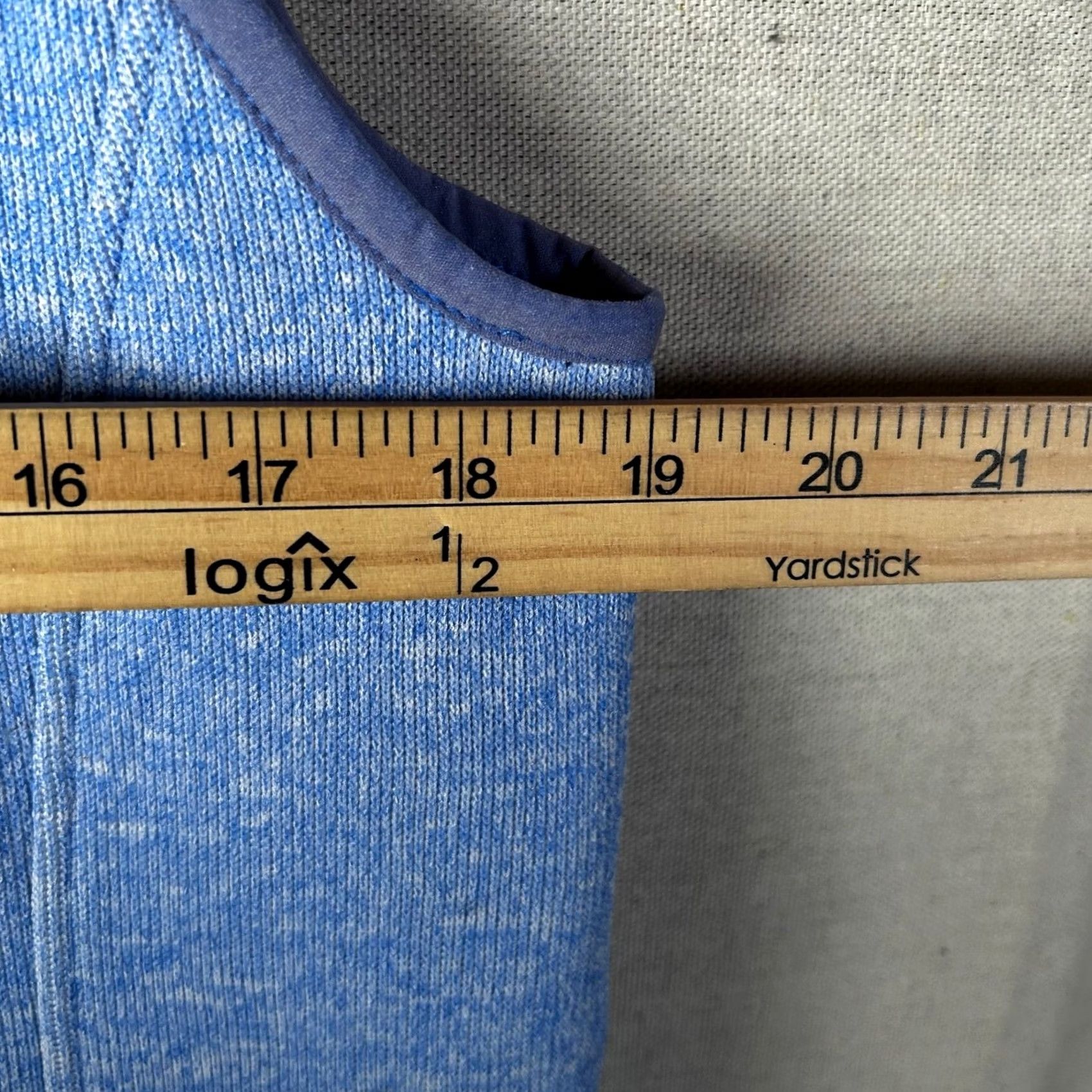 Vineyard Vines Vineyard Vines Harbor Fleece Vest Light Blue Heather Full Zip Womens Medium Size M / US 6-8 / IT 42-44 - 5 Thumbnail