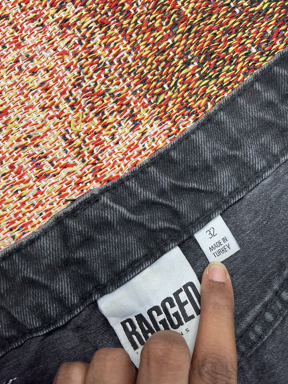 Other Vintage raggad big pocket zipper flared denim Size US 36 / EU 52 - 12 Thumbnail
