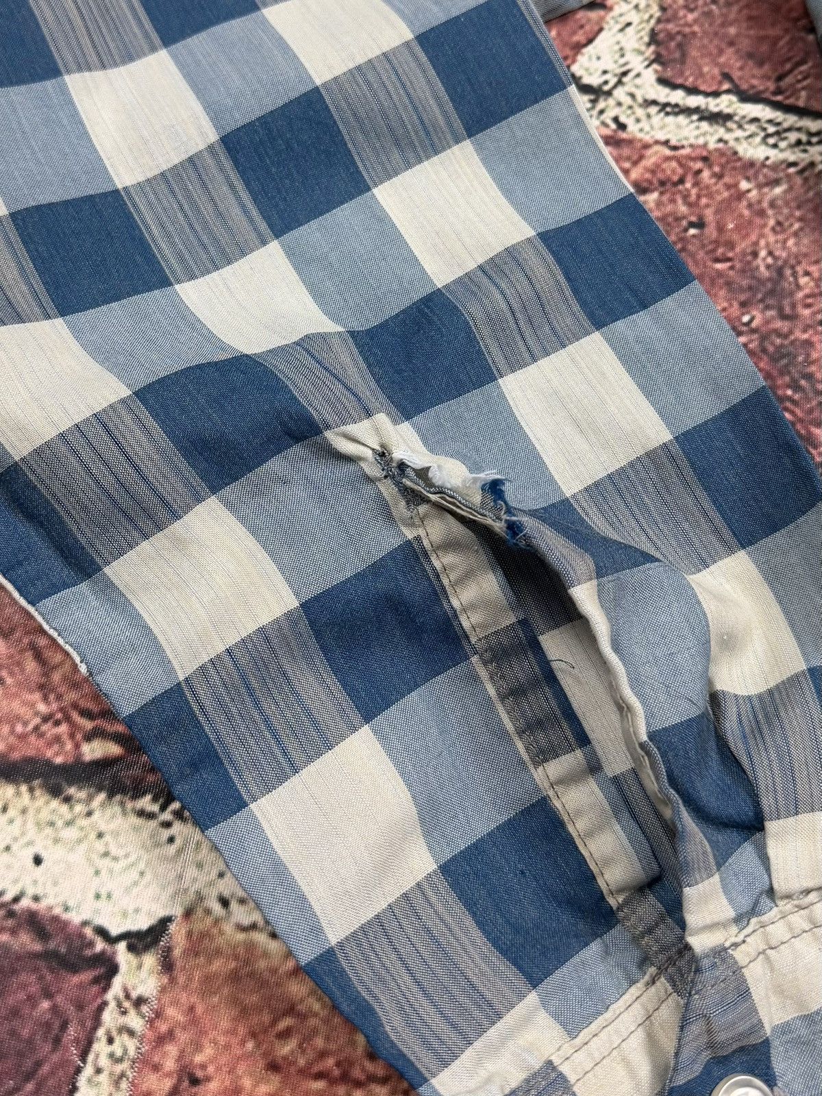 Sears Vintage 60s 70s Sears Premiere Loop Collar Plaid Shirt Size US L / EU 52-54 / 3 - 15 Thumbnail