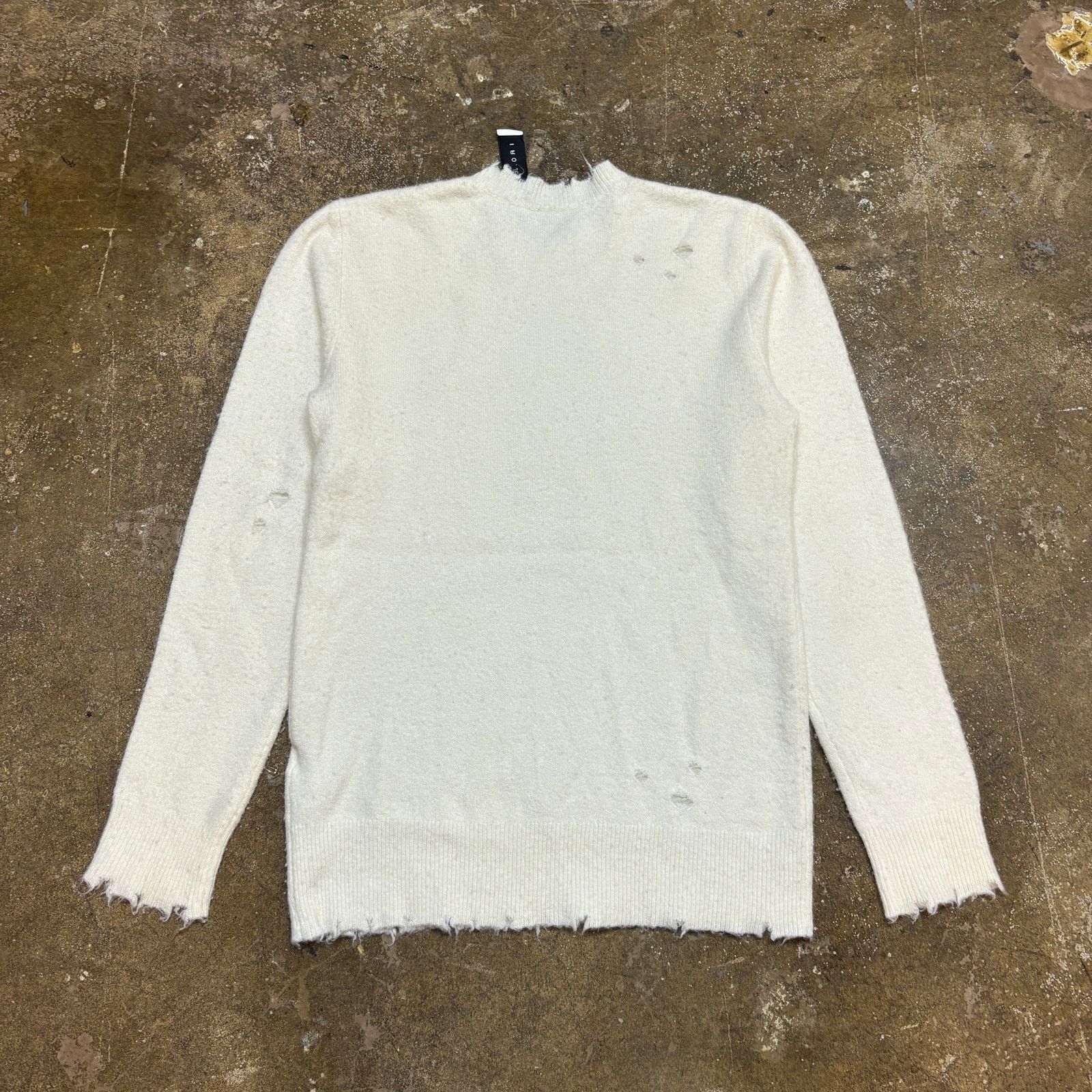 Iro Iro Jeans Berito Distressed Wool Alpaca Sweater Women's M Size M / US 6-8 / IT 42-44 - 3 Thumbnail