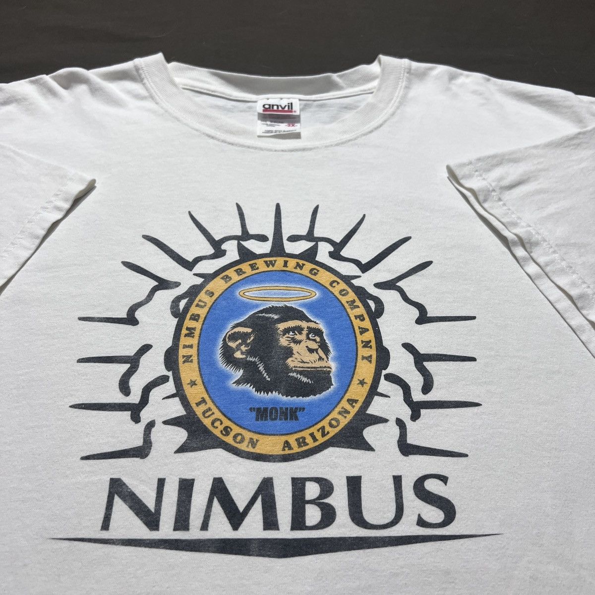 Vintage Y2K Nimbus beer Promo Tee 2XL Monkey graphic streetwear Size US XXL / EU 58 / 5 - 1 Thumbnail