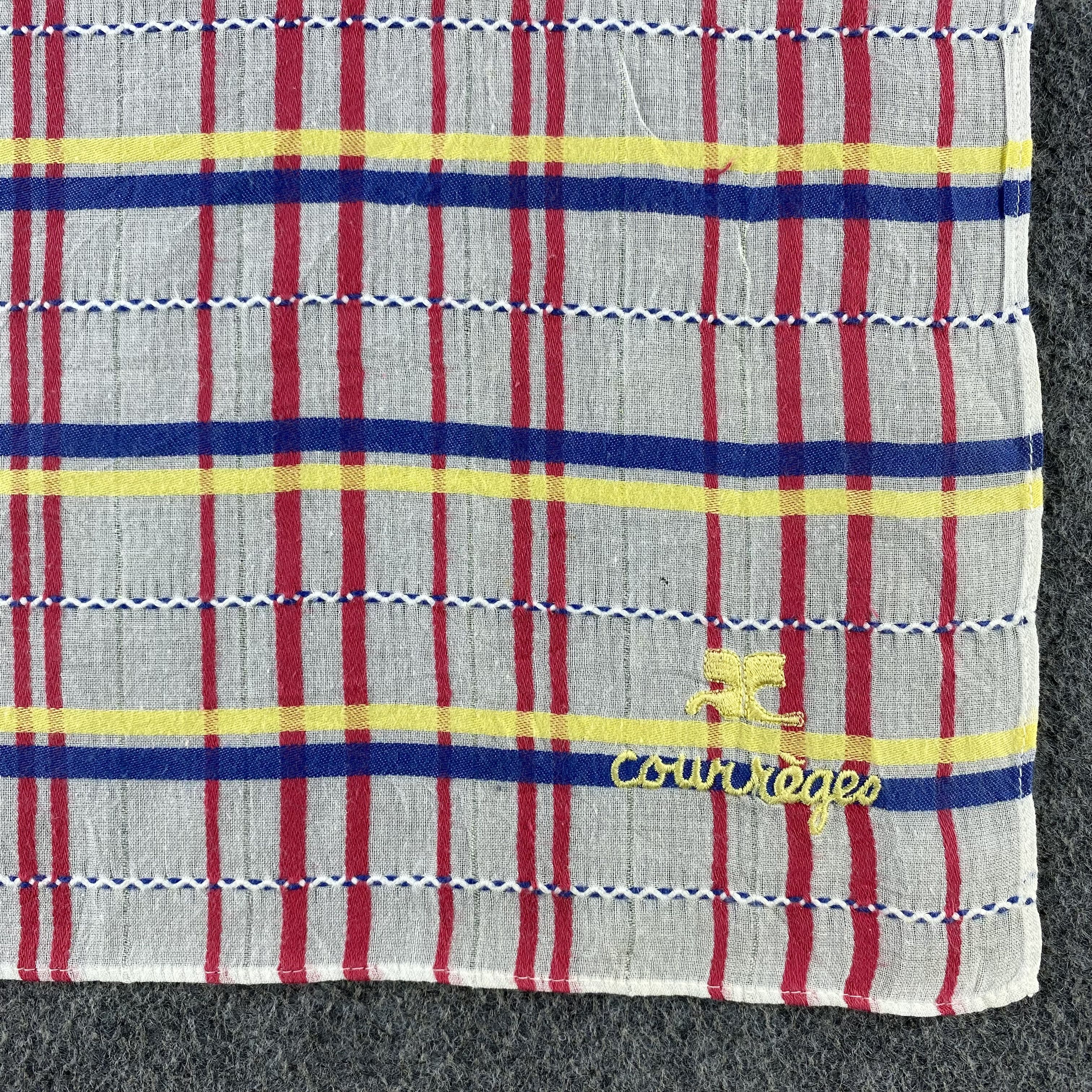 Courreges Courreges Handkerchief/Neckerchief/Bandana HC828 Size ONE SIZE - 3 Thumbnail