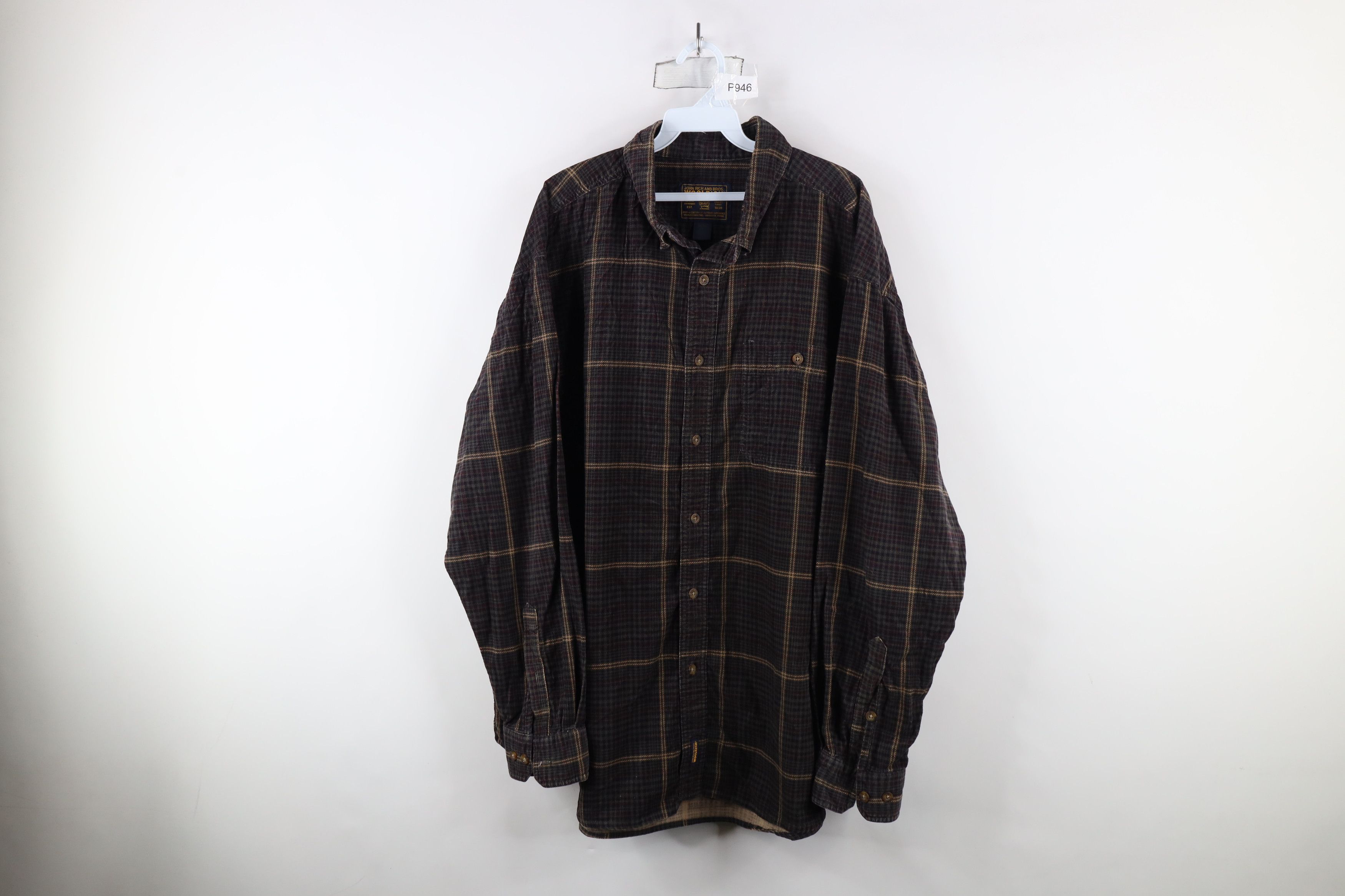 Vintage × Woolrich Woolen Mills Vintage 90s Woolrich Collared Button Down Shirt Plaid Size US XXL / EU 58 / 5 - 1 Thumbnail