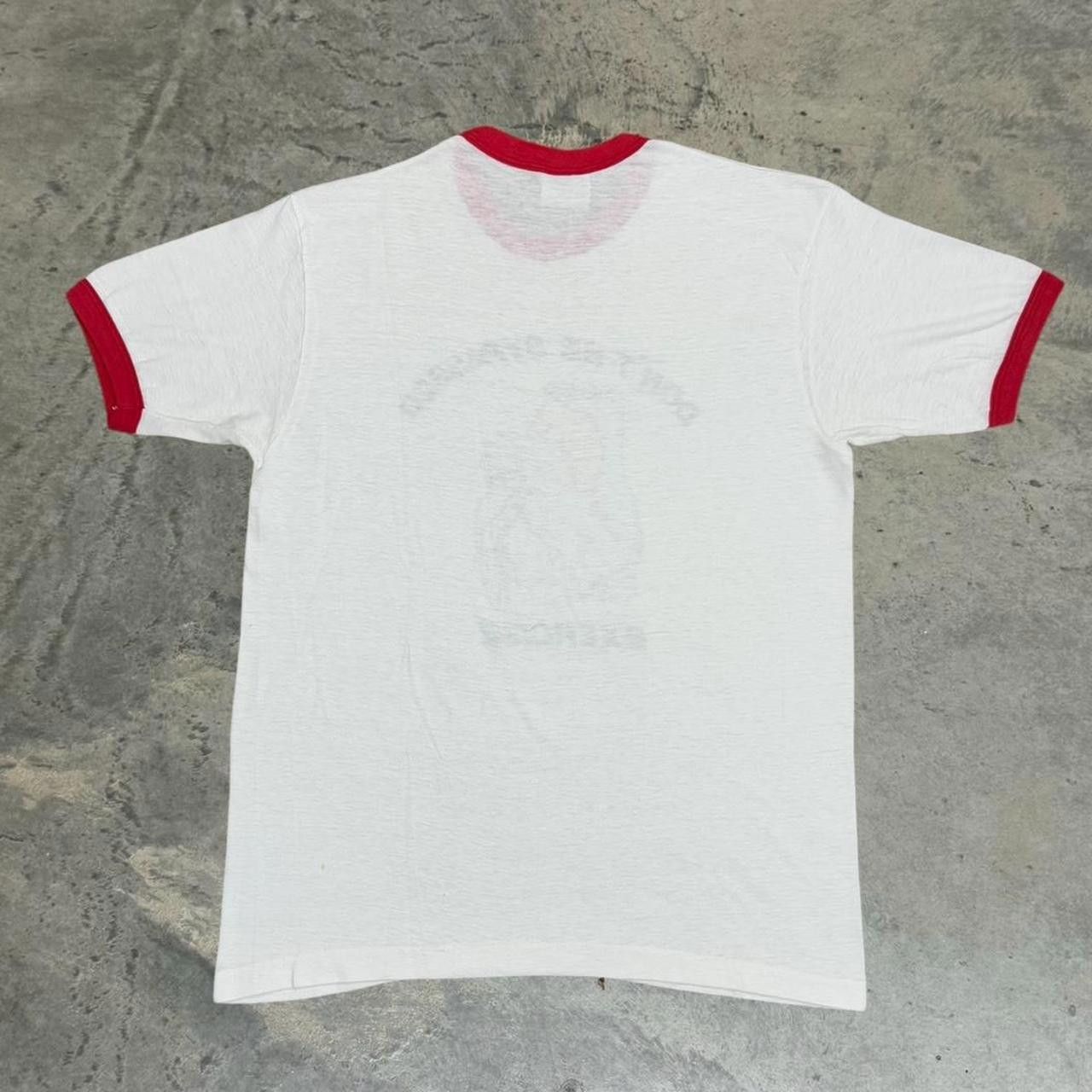 Hanes × Vintage Vintage 1982 “Don’t Be Bypassed - Exercise” Ringer T-Shirt Size US XL / EU 56 / 4 - 3 Thumbnail