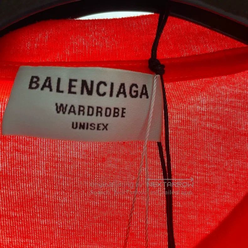 Balenciaga Balenciaga Orange Logo Short Sleeve Size US S / EU 44-46 / 1 - 4 Thumbnail
