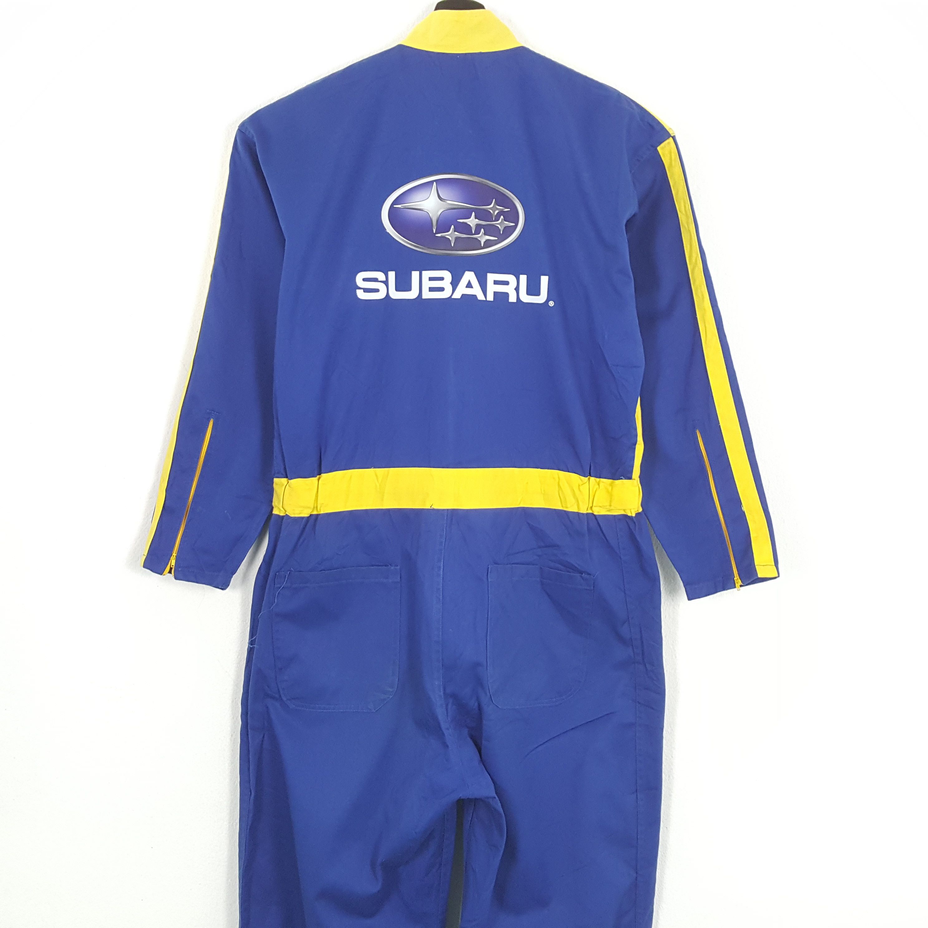 Japanese Brand × Vintage SUBARU Motorsports Custom Art Coverall Jacket Size US M / EU 48-50 / 2 - 2 Thumbnail