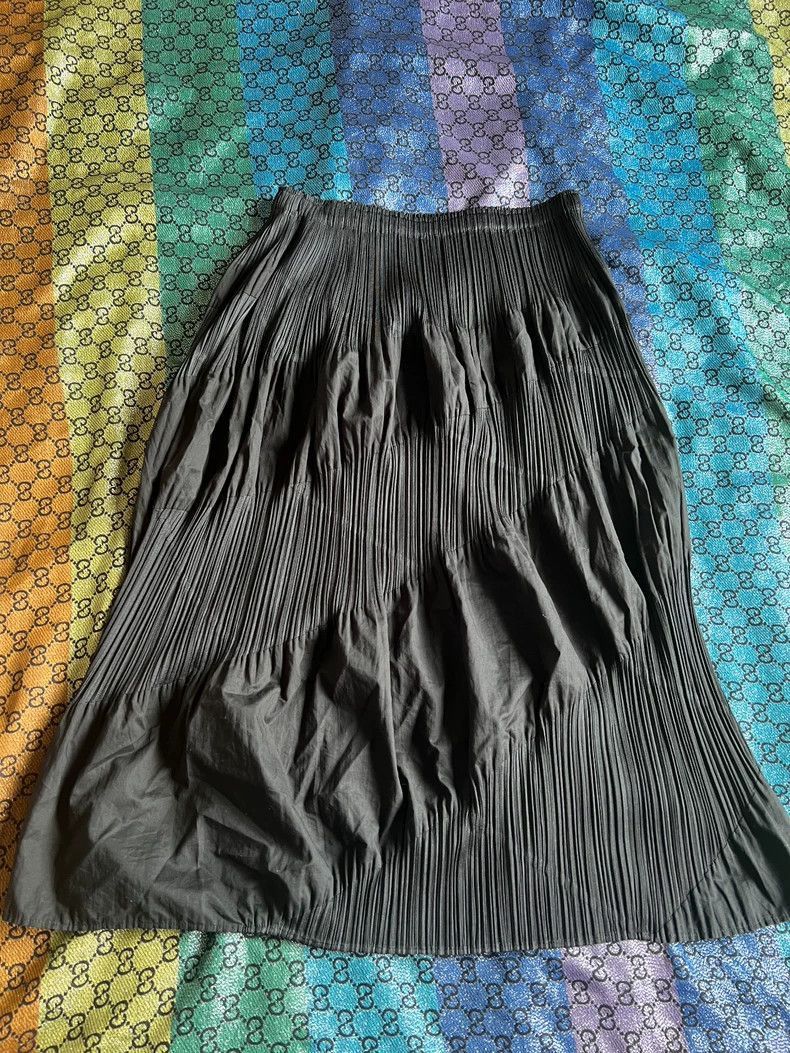 Issey Miyake Issey Miyake PP Black Pleated Skirt-2508 Size US 30 / EU 46 - 3 Thumbnail
