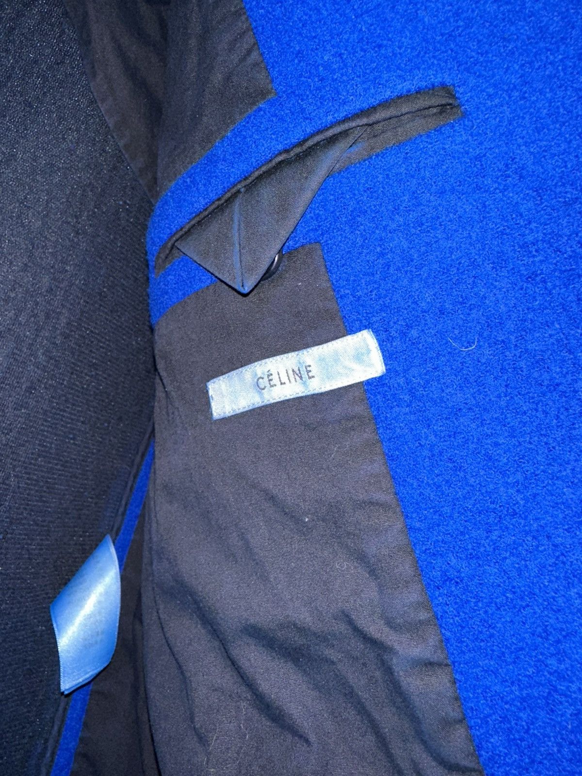 Celine Old Celine Fall 2010 Wool Coat Blue Phoebe Philo Era Size S / US 4 / IT 40 - 3 Thumbnail