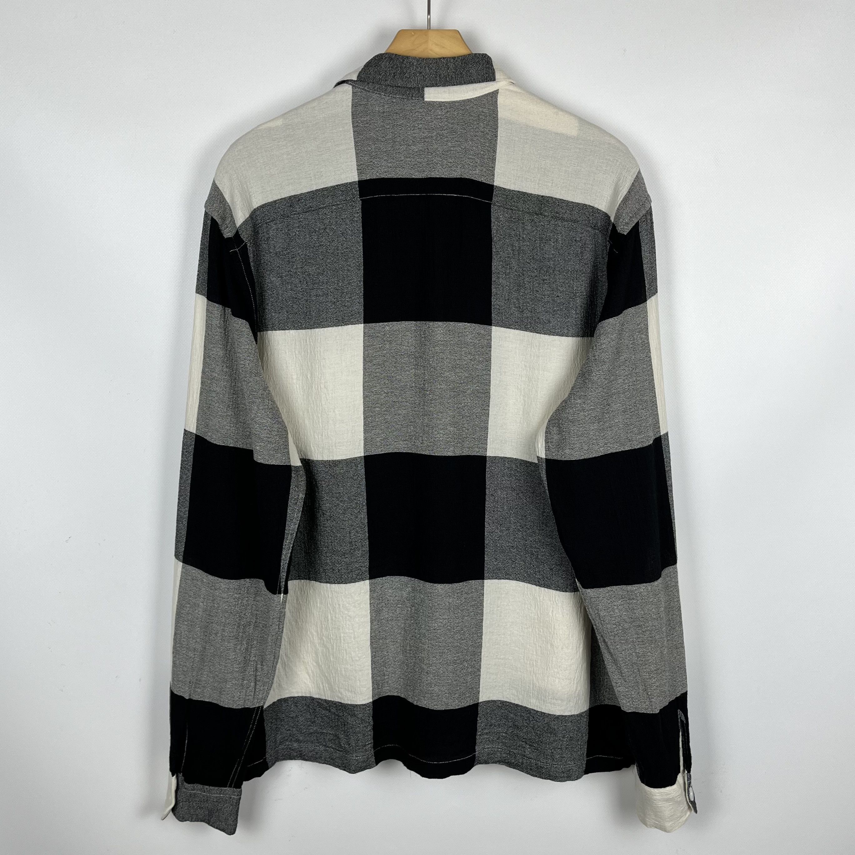 Allsaints AllSaints Lausanne Checkered Long Sleeve Button Up Shirt Size US M / EU 48-50 / 2 - 18 Thumbnail