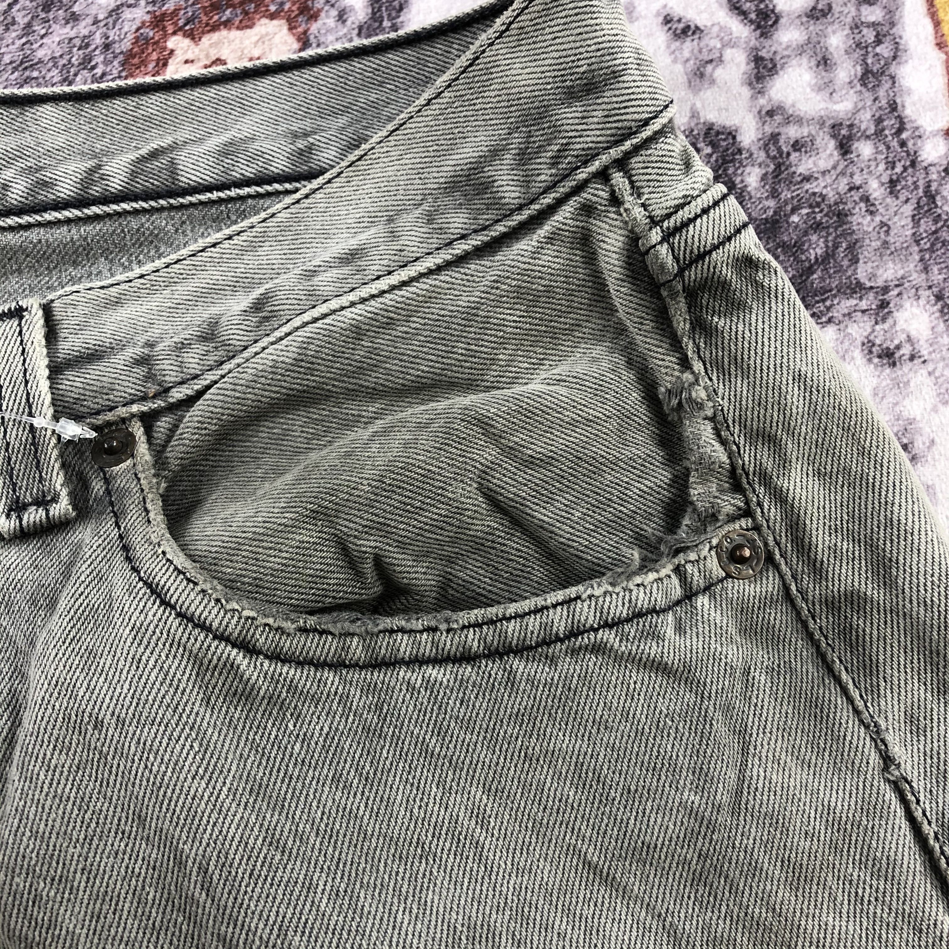 Levi's Vintage 90s Ash Gray Levis 501 Jeans-JM2441 Size US 36 / EU 52 - 17 Thumbnail