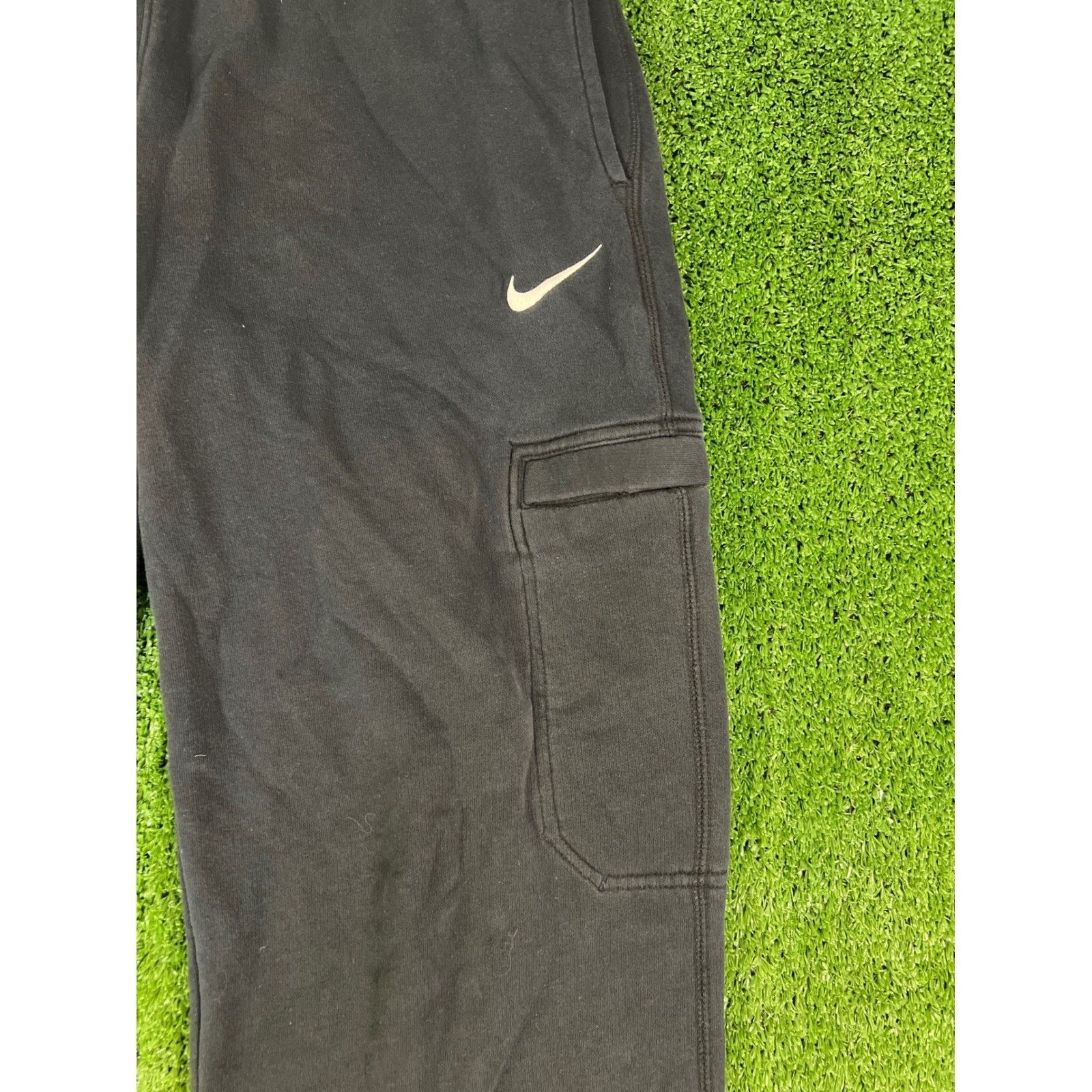 Nike Nike Y2K Mens Black Fleece Cargo Baggy Joggers Medium Size US 32 / EU 48 - 3 Thumbnail