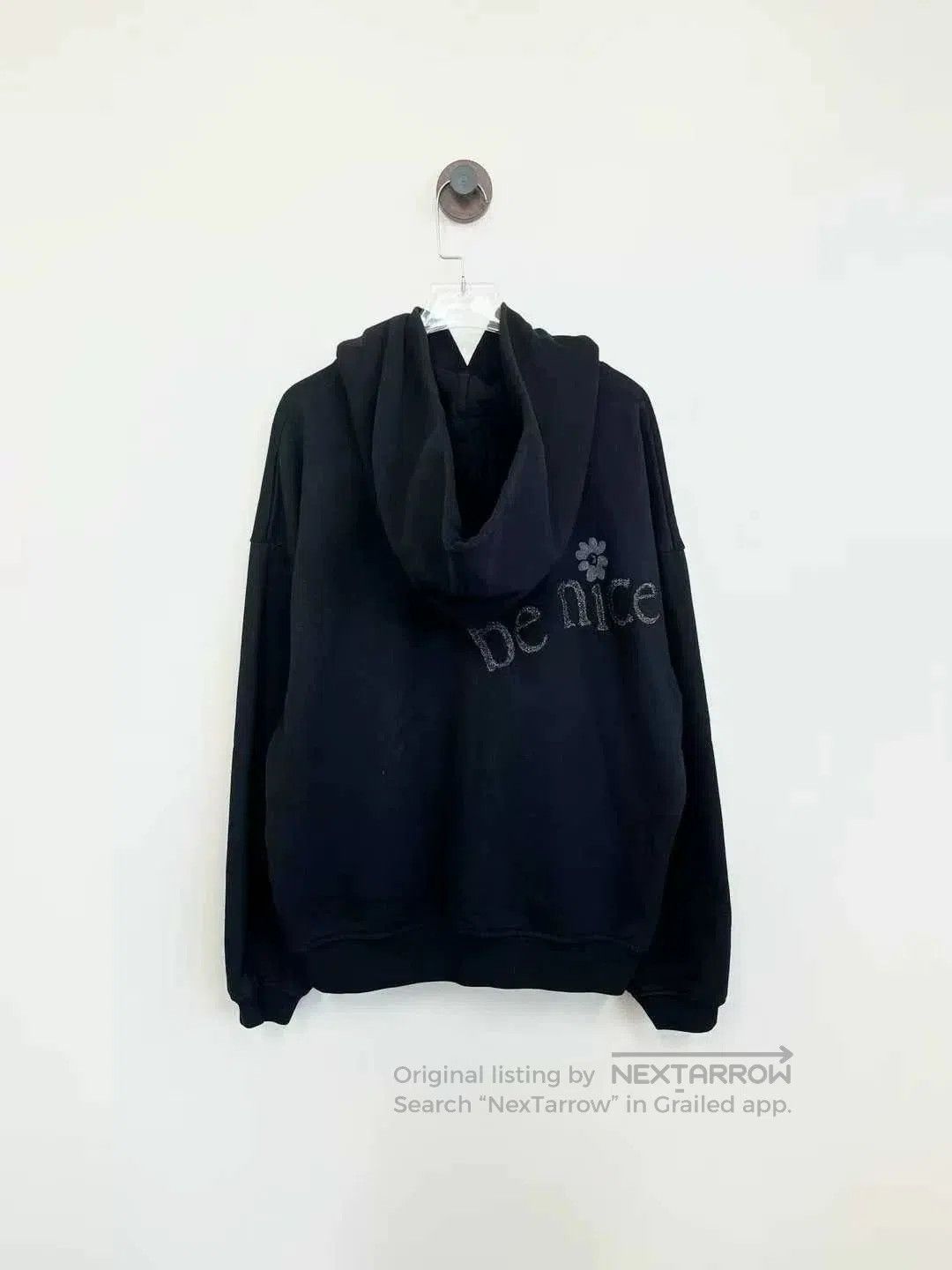 Dior black embroidered logo hooded sweatshirt. Size XS / US 0-2 / IT 36-38 - 2 Thumbnail