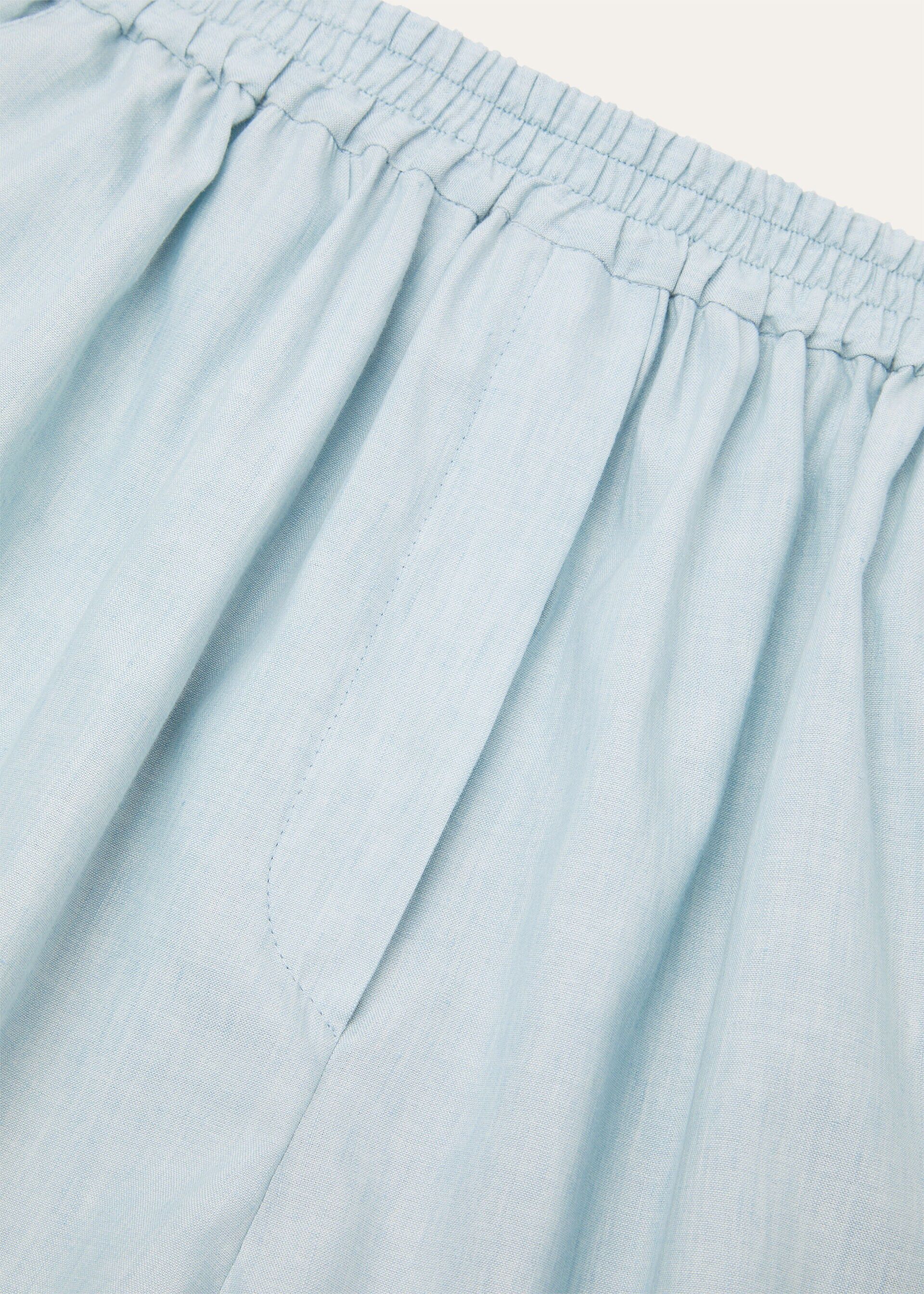 Loro Piana os11x0326 FAQ9908 Corbin Bermuda Short in Salt Bleached Blue Size 25" / US 0 / IT 36 - 3 Thumbnail