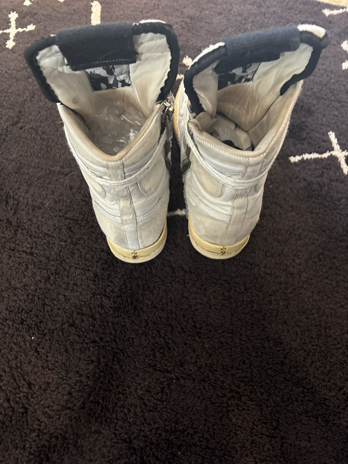 Rick Owens FW08 Rick Owens Milk Ponyhair Dunk Size US 8 / EU 41 - 3 Thumbnail