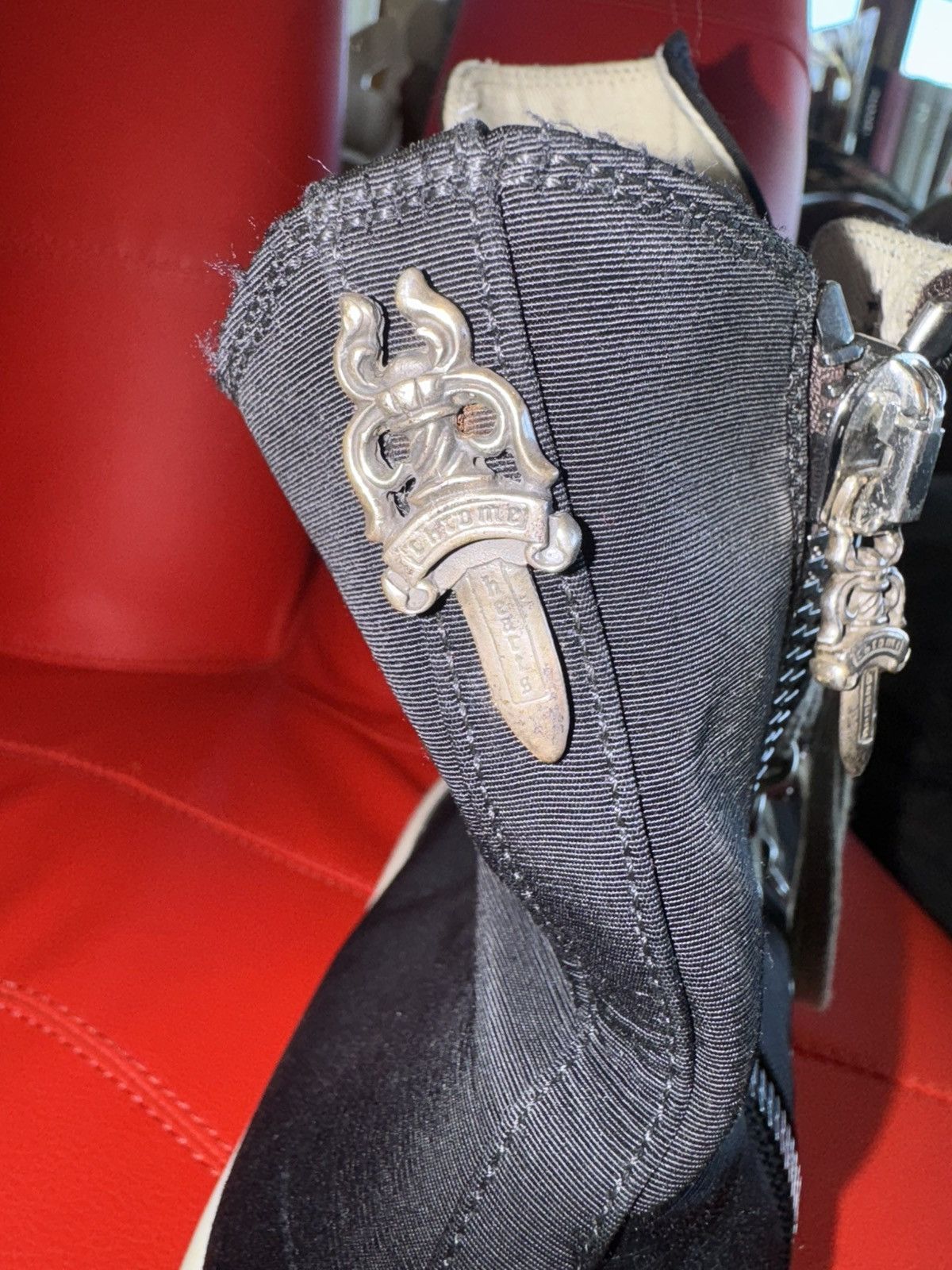 Chrome Hearts × Rick Owens CHROME HEARTS X RICK OWENS HIGHTOP SNEAKERS RARE Size US 10 / EU 43 - 8 Thumbnail