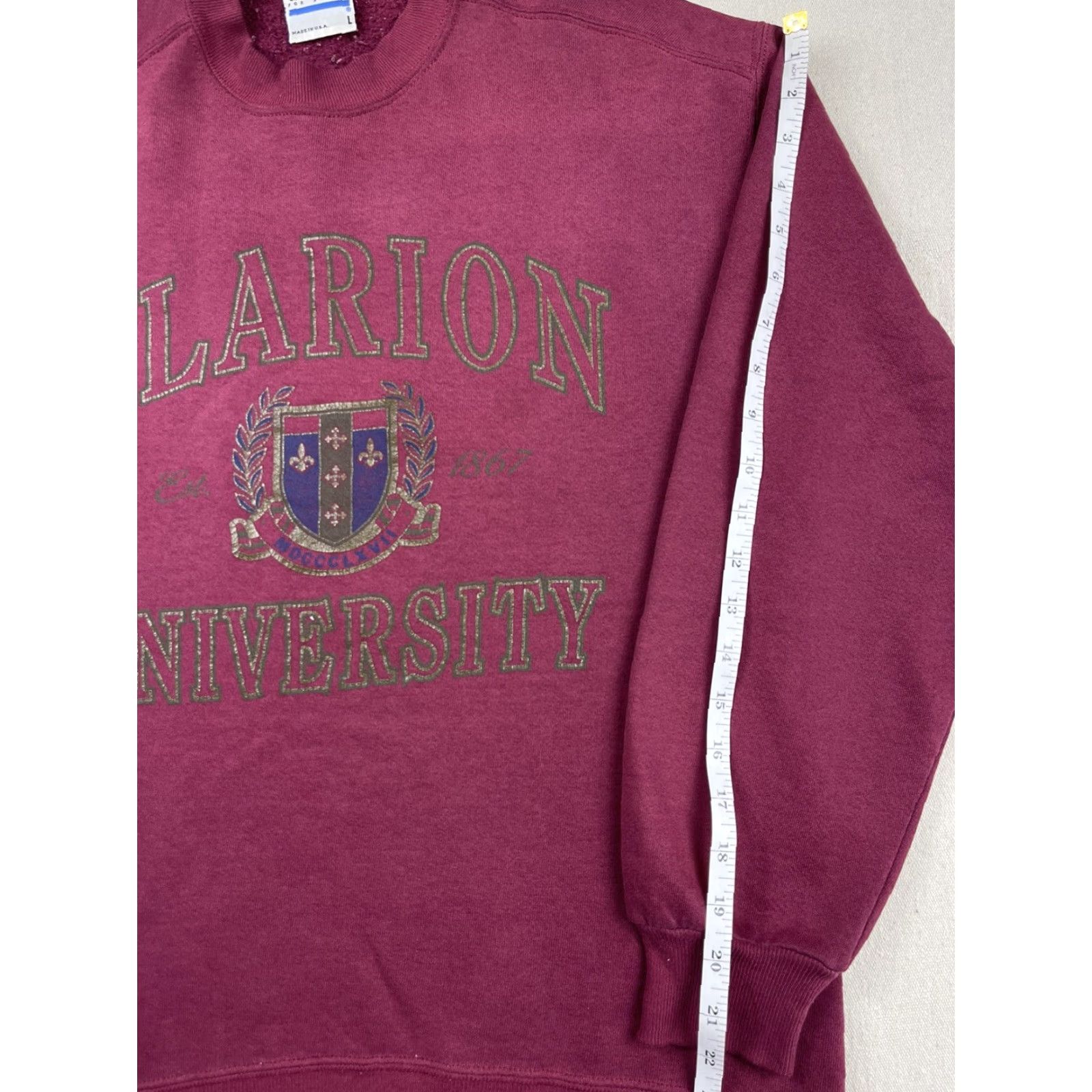 Spell VINTAGE GEAR FOR SPORTS Crewneck Sweatshirt 90s Red Adult Large Cotton Blend Mens Size US L / EU 52-54 / 3 - 6 Thumbnail
