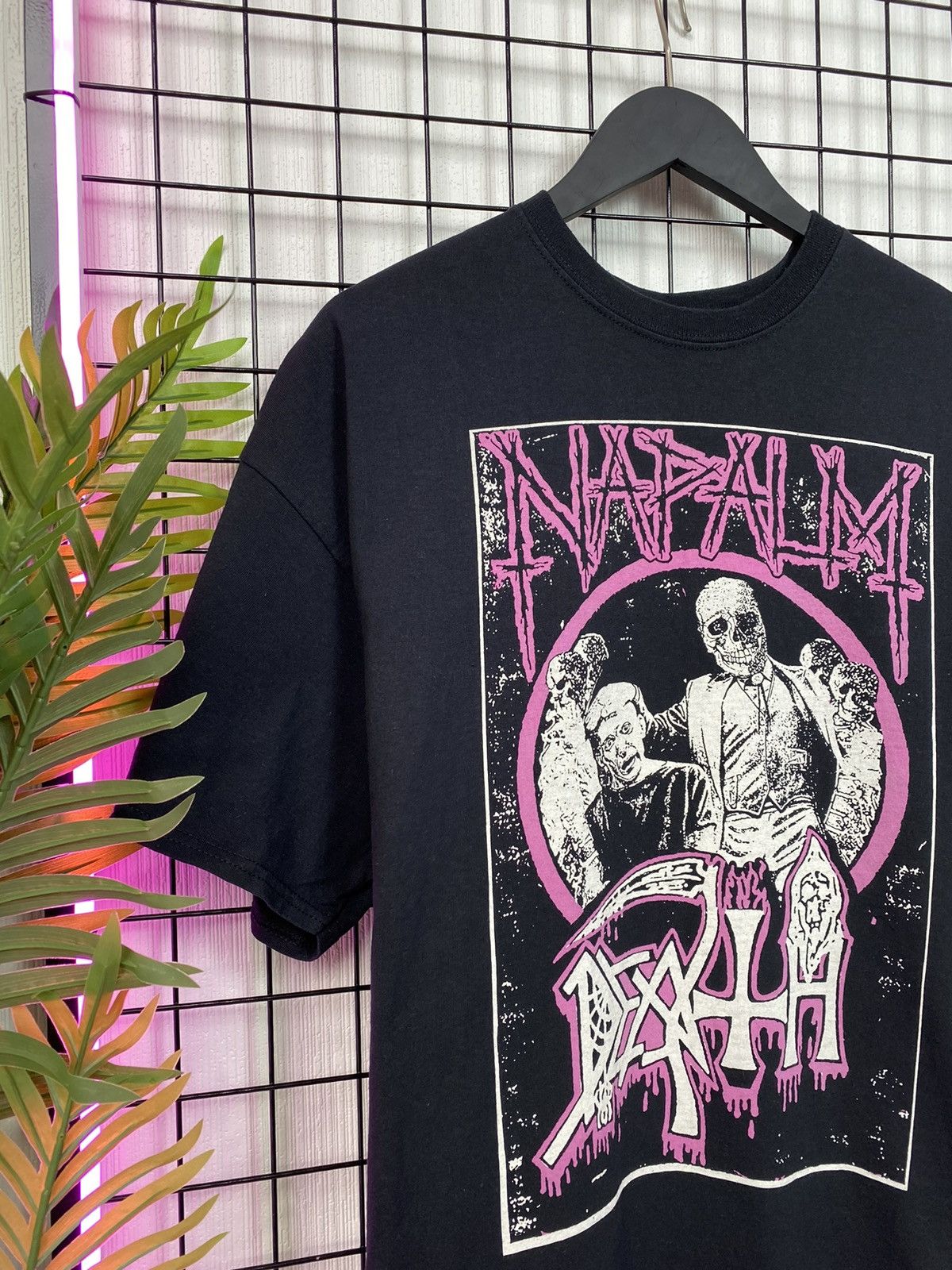 Band Tees Napalm Death Tee T shirt Men Oversized L big logo album Size US XXL / EU 58 / 5 - 3 Thumbnail