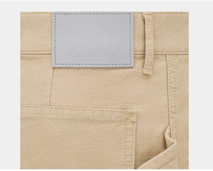 Dior o1w1db10225 483D181A Couture Carpenter Jeans in Beige Size US 30 / EU 46 - 4 Thumbnail
