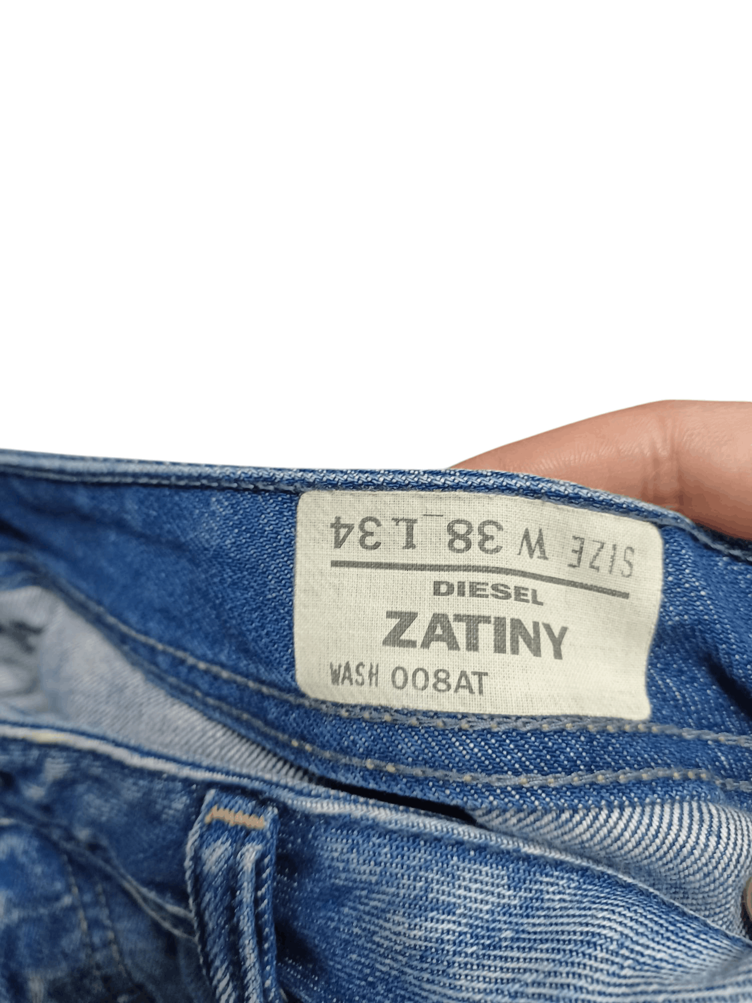 Diesel DIESEL ZATINY W38 L34 JEANS DENIM Size US 38 / EU 54 - 5 Thumbnail
