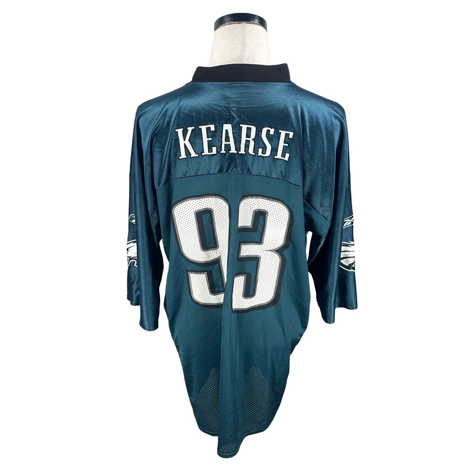 Reebok VTG Reebok Philadelphia Eagles Jevon #93 Jersey Men XL Green Size US XL / EU 56 / 4 - 4 Thumbnail