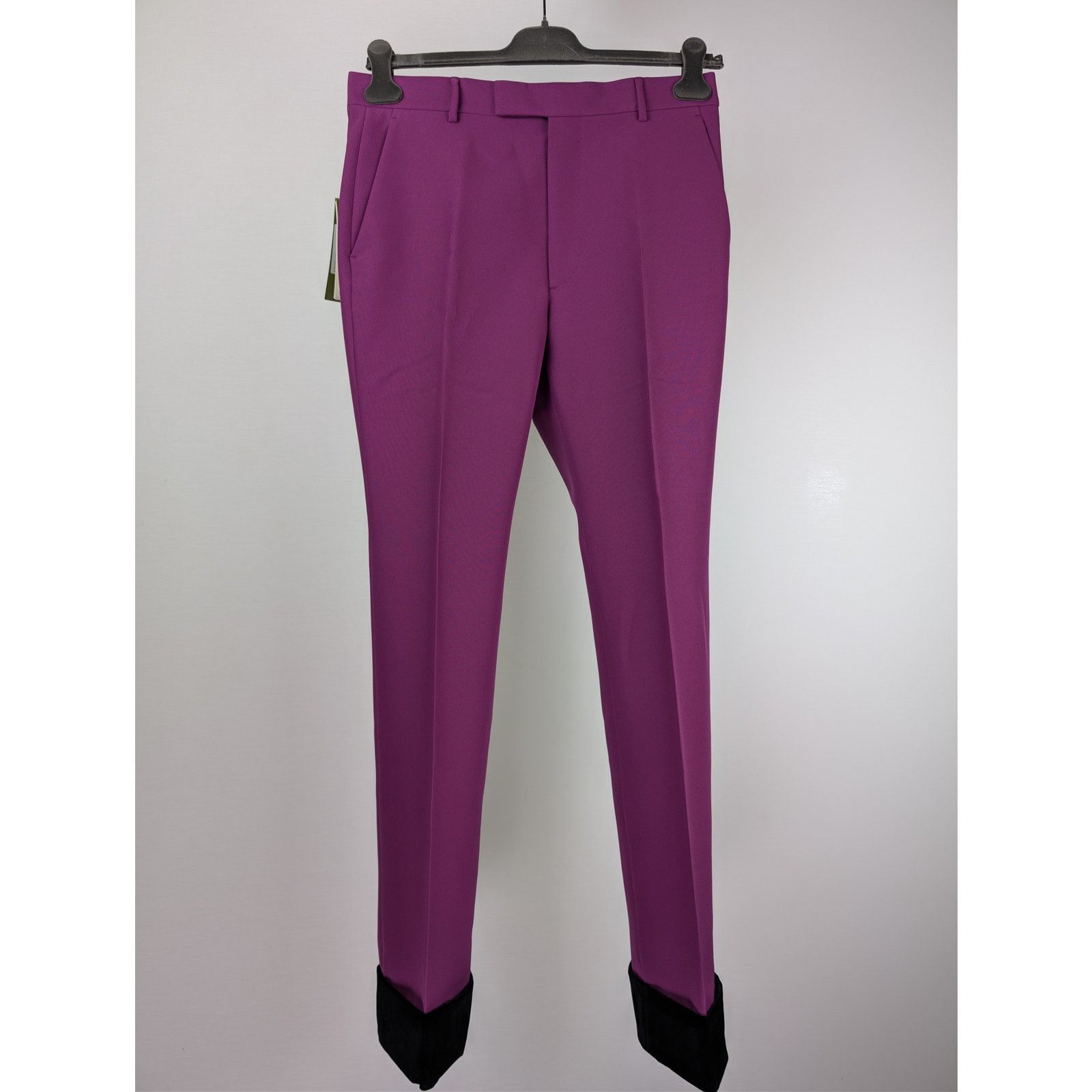 Gucci o1rshd1 Formal Pants in Bright Purple Size US 32 / EU 48 - 2 Thumbnail