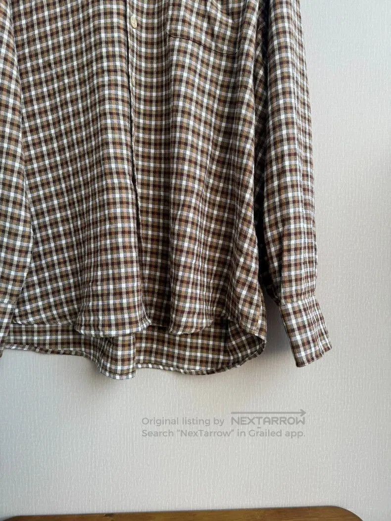 Our Legacy Our Legacy Brown Plaid Long Sleeve Shirt. Size US L / EU 52-54 / 3 - 9 Thumbnail