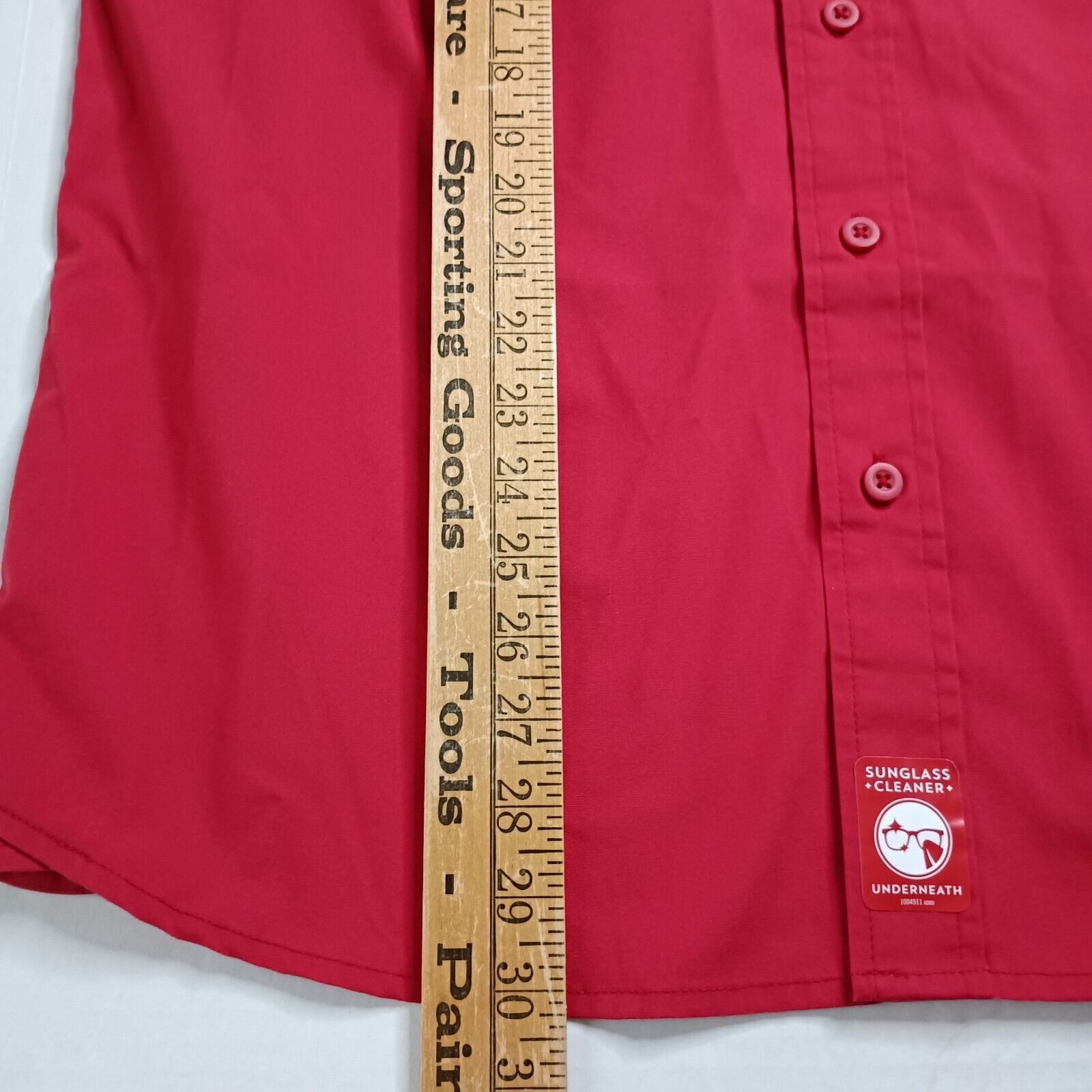 Wrangler Wrangler S/S Twill Button Up Shirt Red Relaxed Fit Size M Size US M / EU 48-50 / 2 - 5 Thumbnail